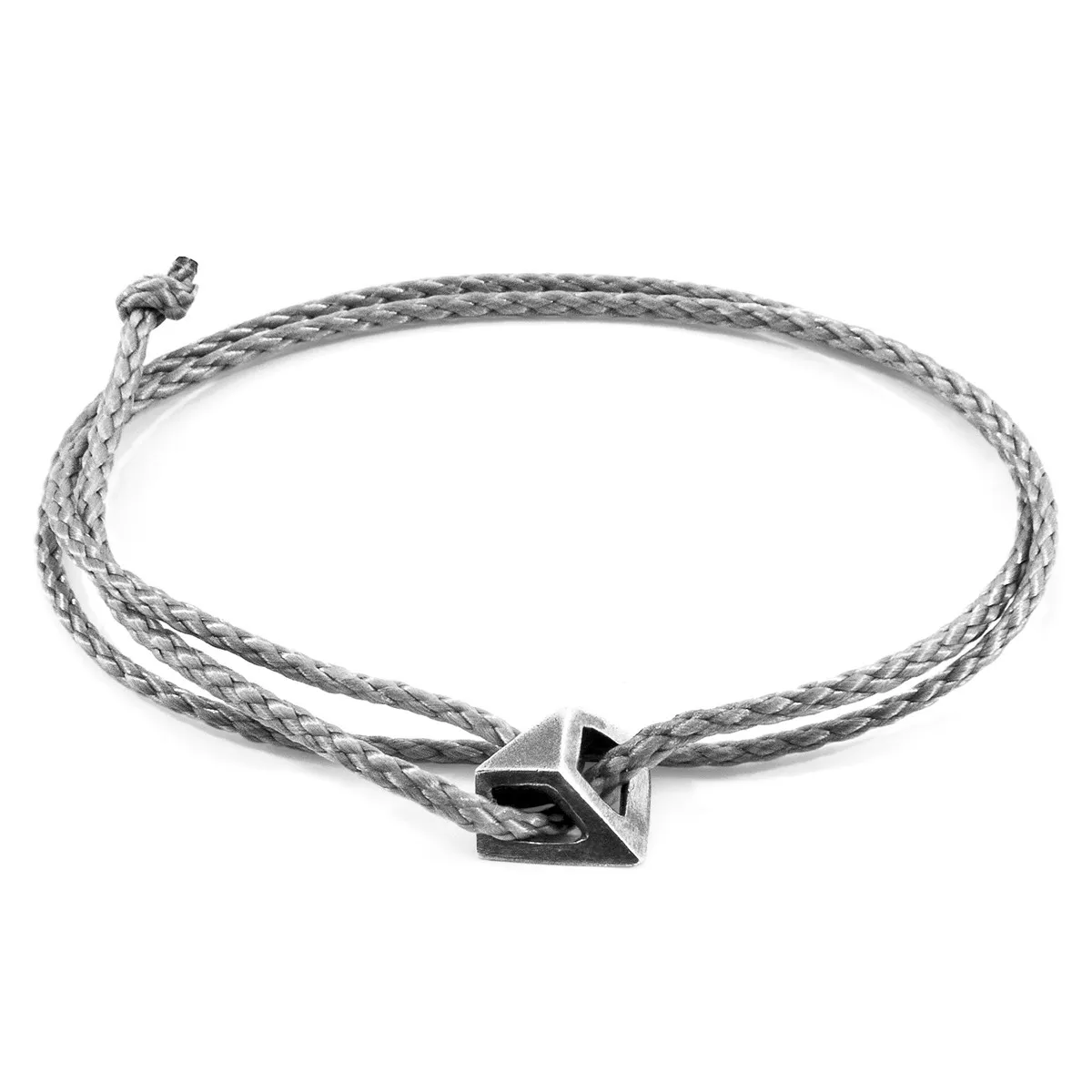 Arthur Silver and Rope SKINNY Bracelet