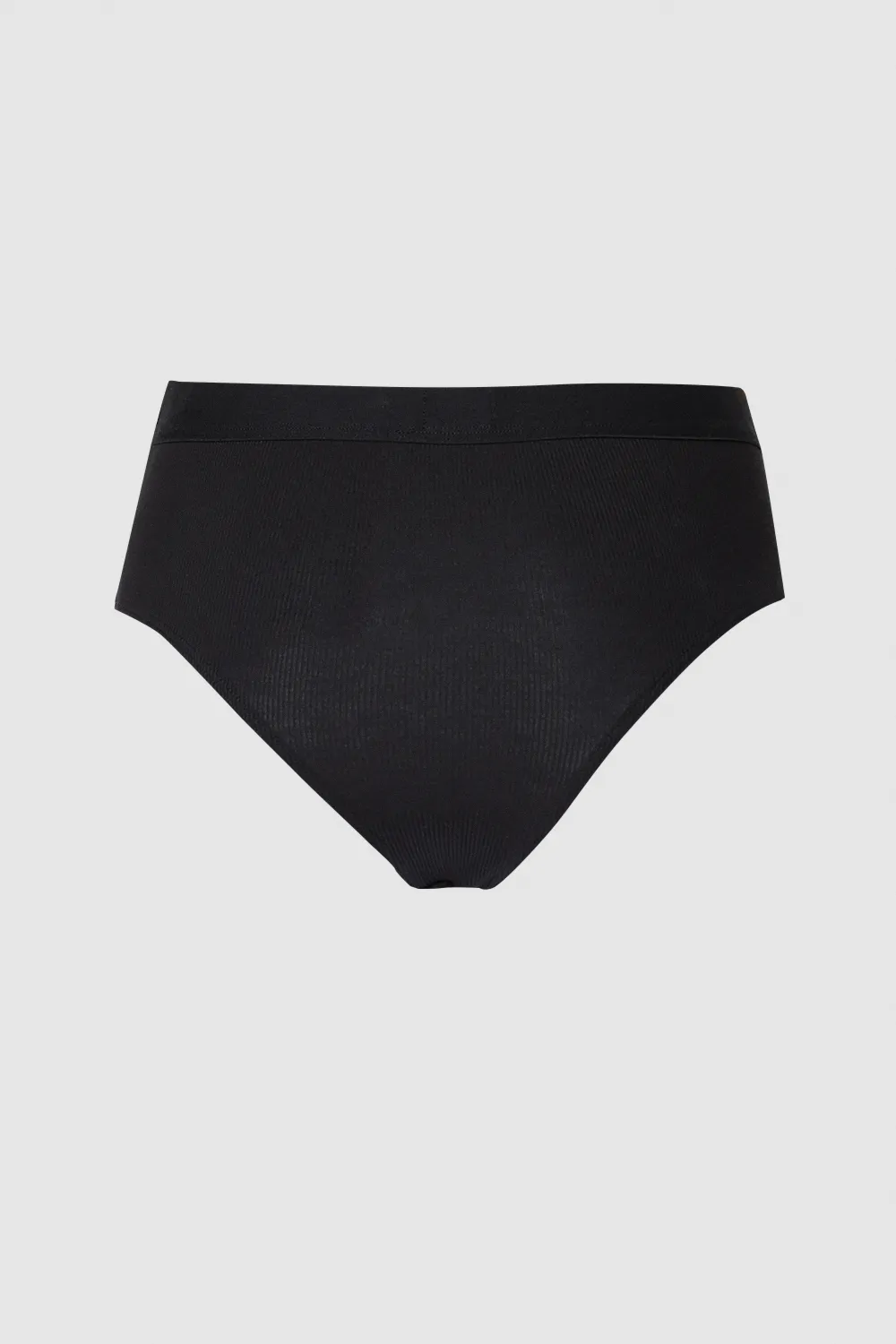 Hugo Brazilian High Waist Rib Black 2 Hugo Brazilian High Waist Rib Black