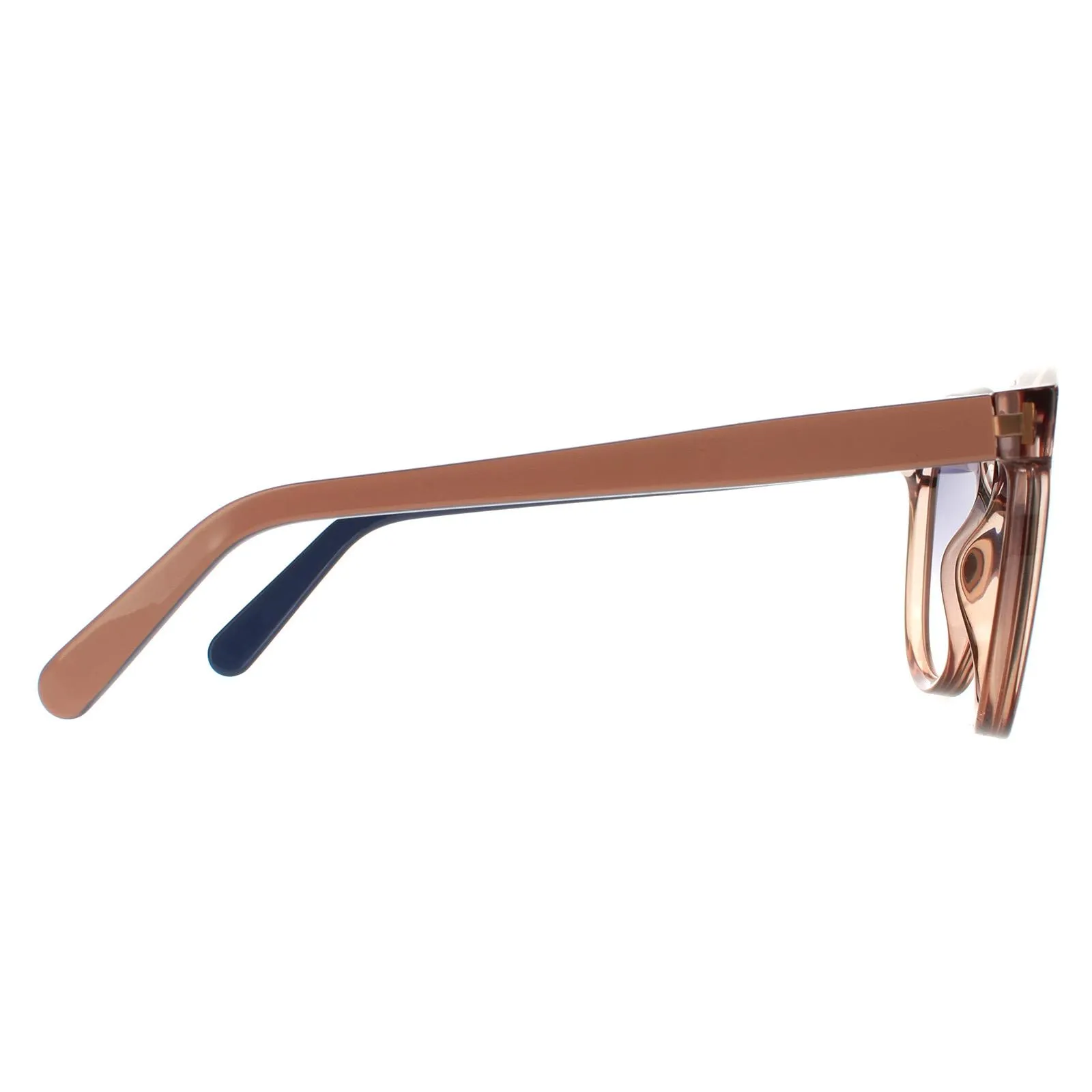 Oval Crystal Nude Beige Light Grey Gradient Sunglasses 4 Oval Crystal Nude Beige Light Grey Gradient Sunglasses
