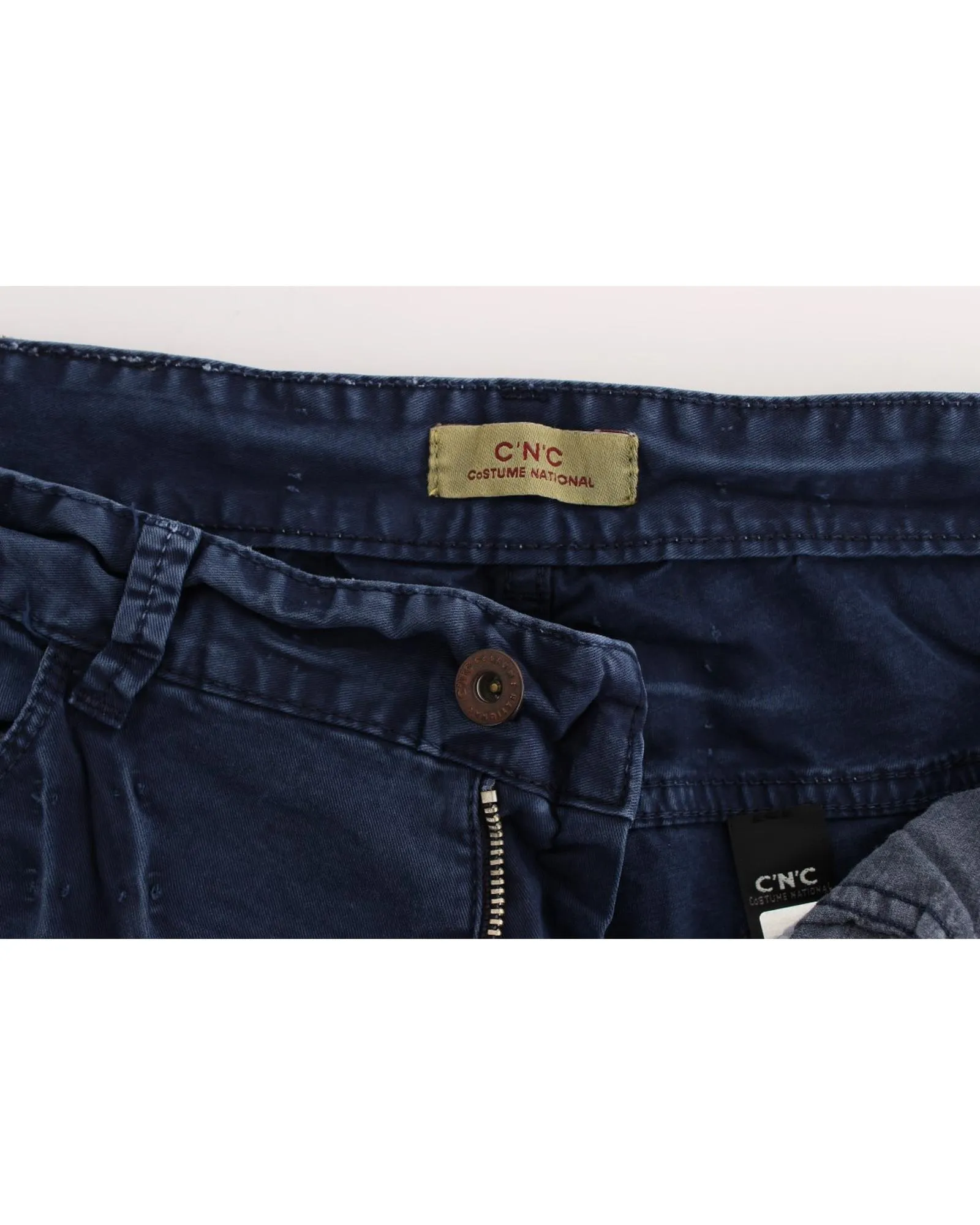 Distressed Denim Straight Leg Jeans- Blue Jeans 6 Distressed Denim Straight Leg Jeans- Blue Jeans