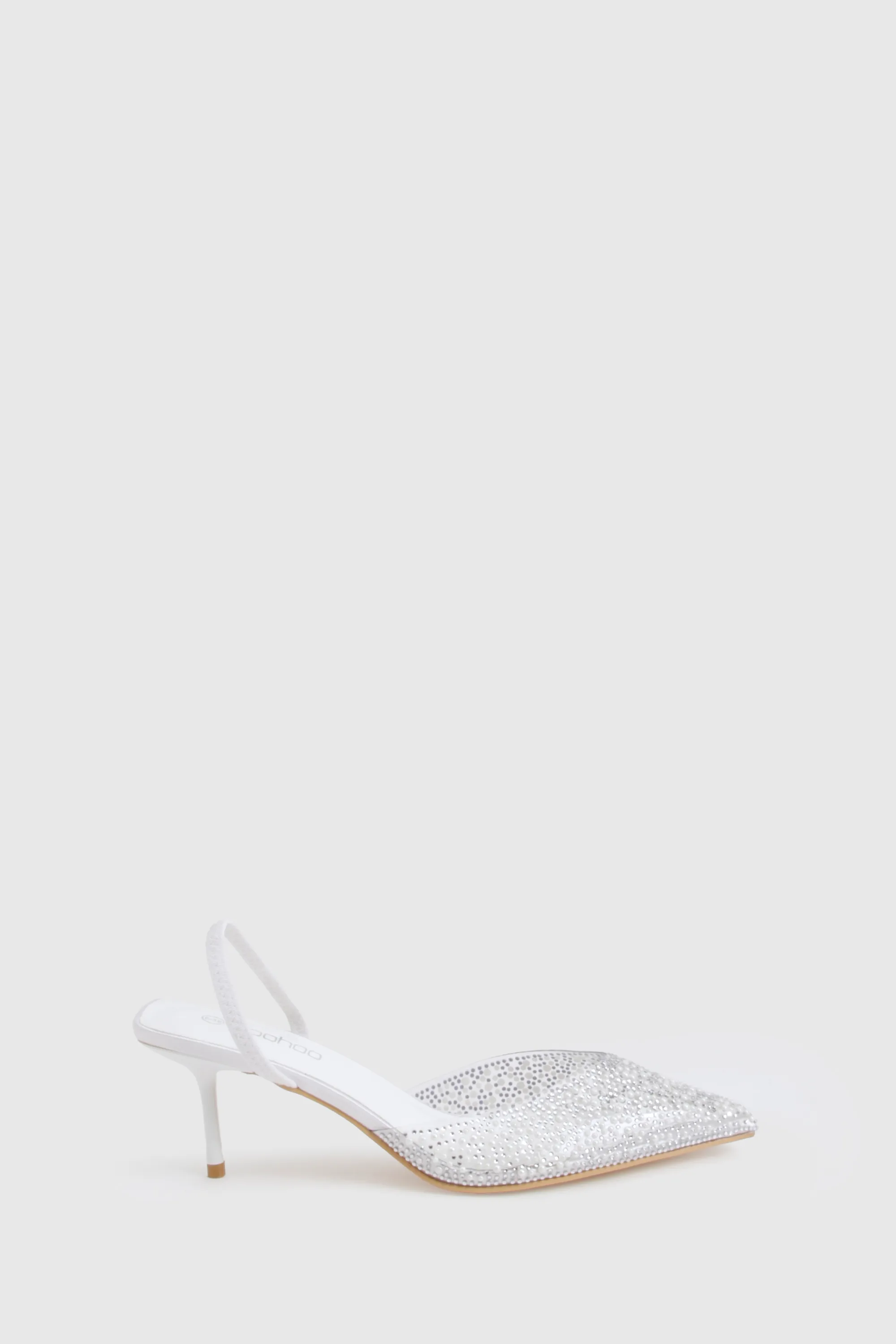 Pearl Embellished Slingback Court Heels 3 Pearl Embellished Slingback Court Heels