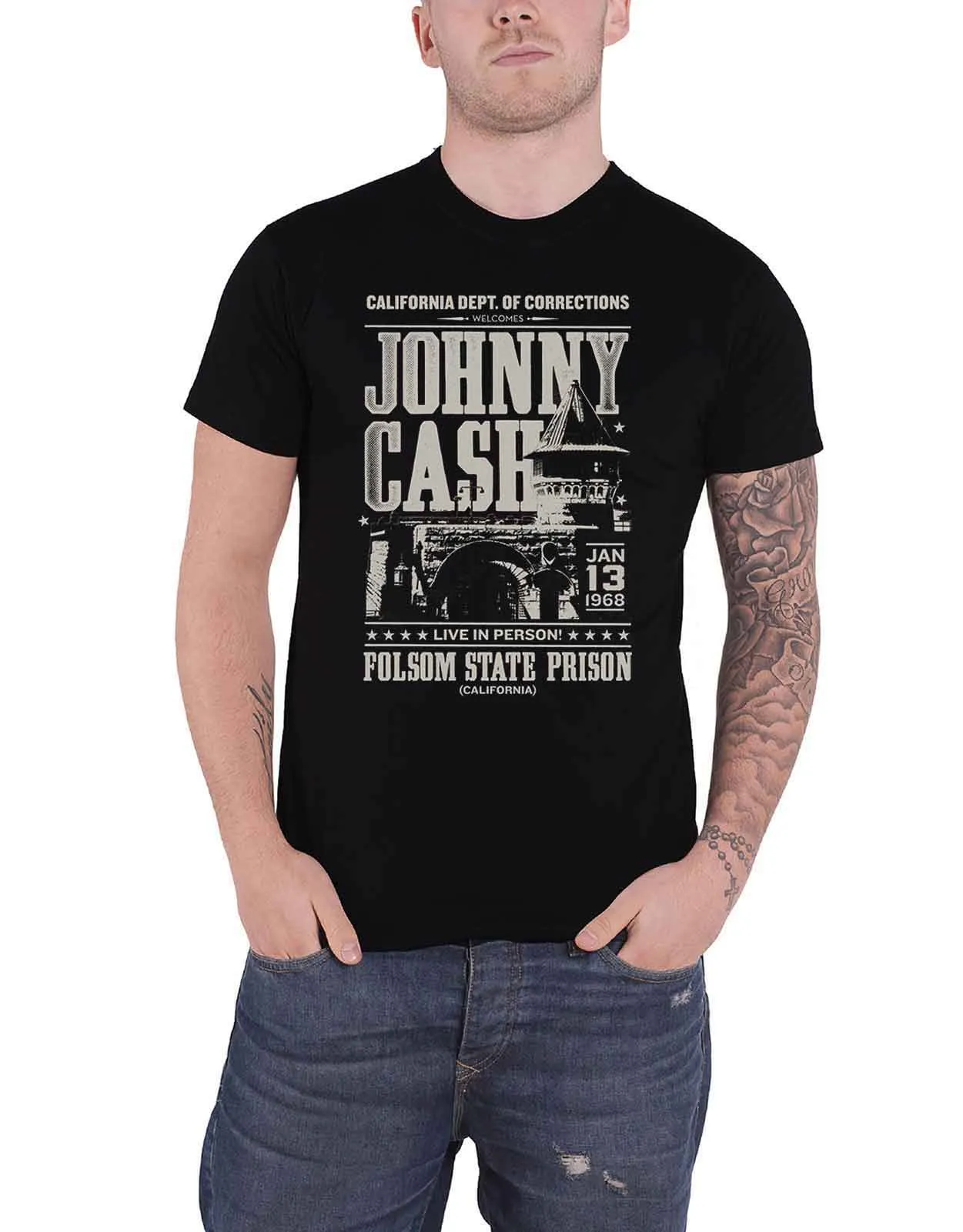 Folsom Prison Poster Eco T Shirt