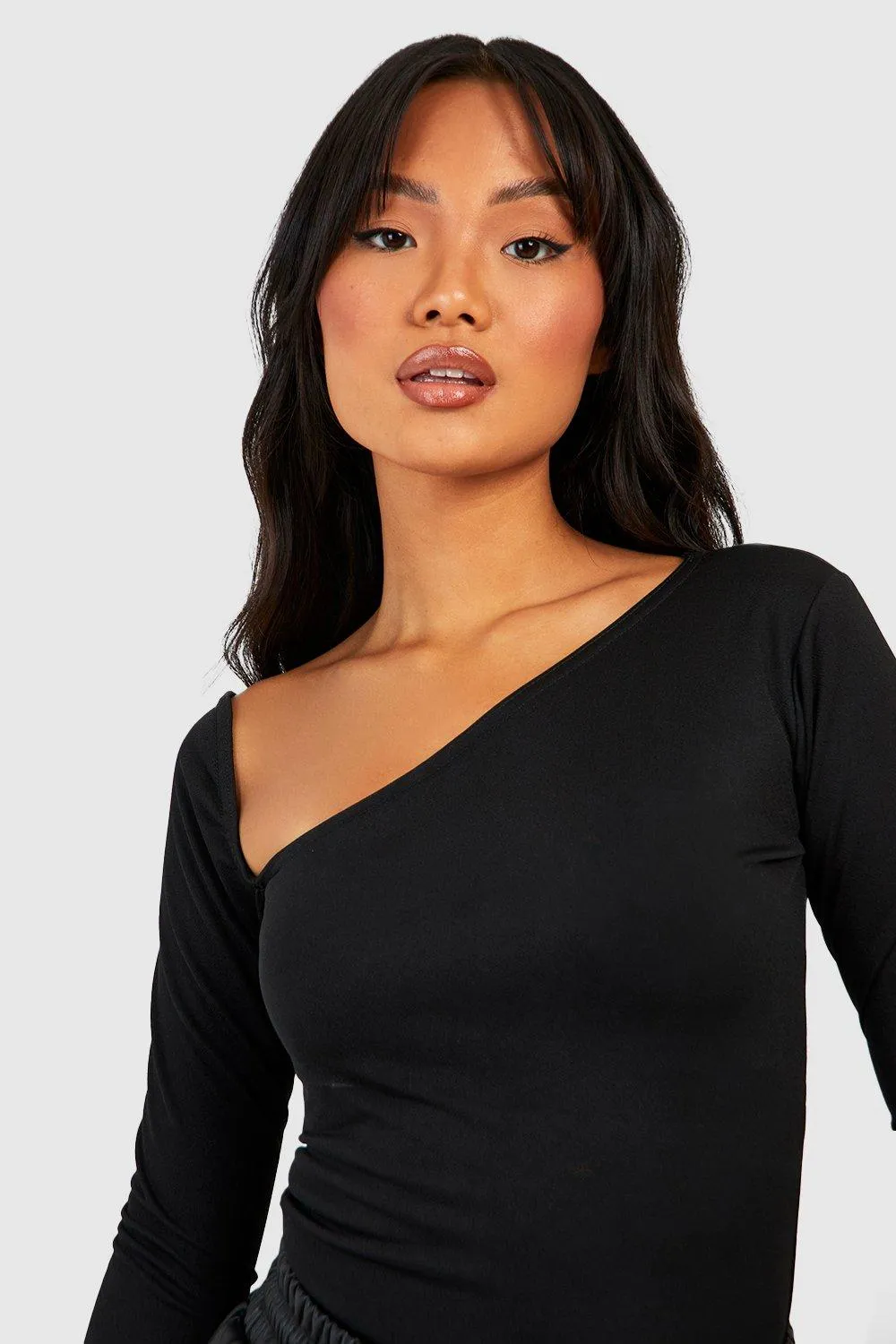 Petite Slash Neck Long Sleeve Bodysuit 4 Petite Slash Neck Long Sleeve Bodysuit