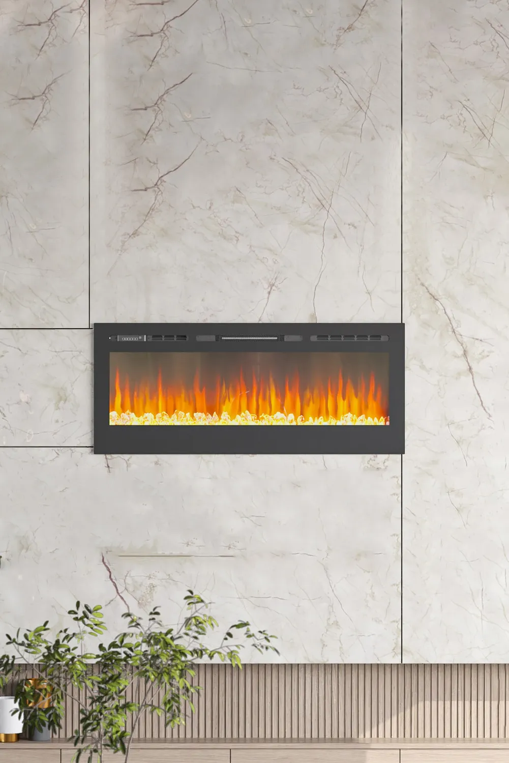 50 Inch Electric Fireplace