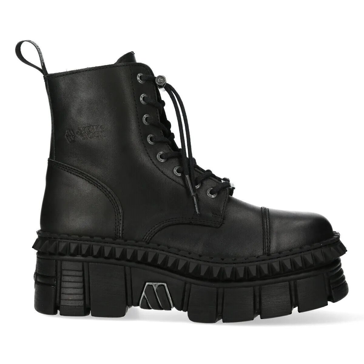 New Rock Leather Boots-WALL083CCT-S6