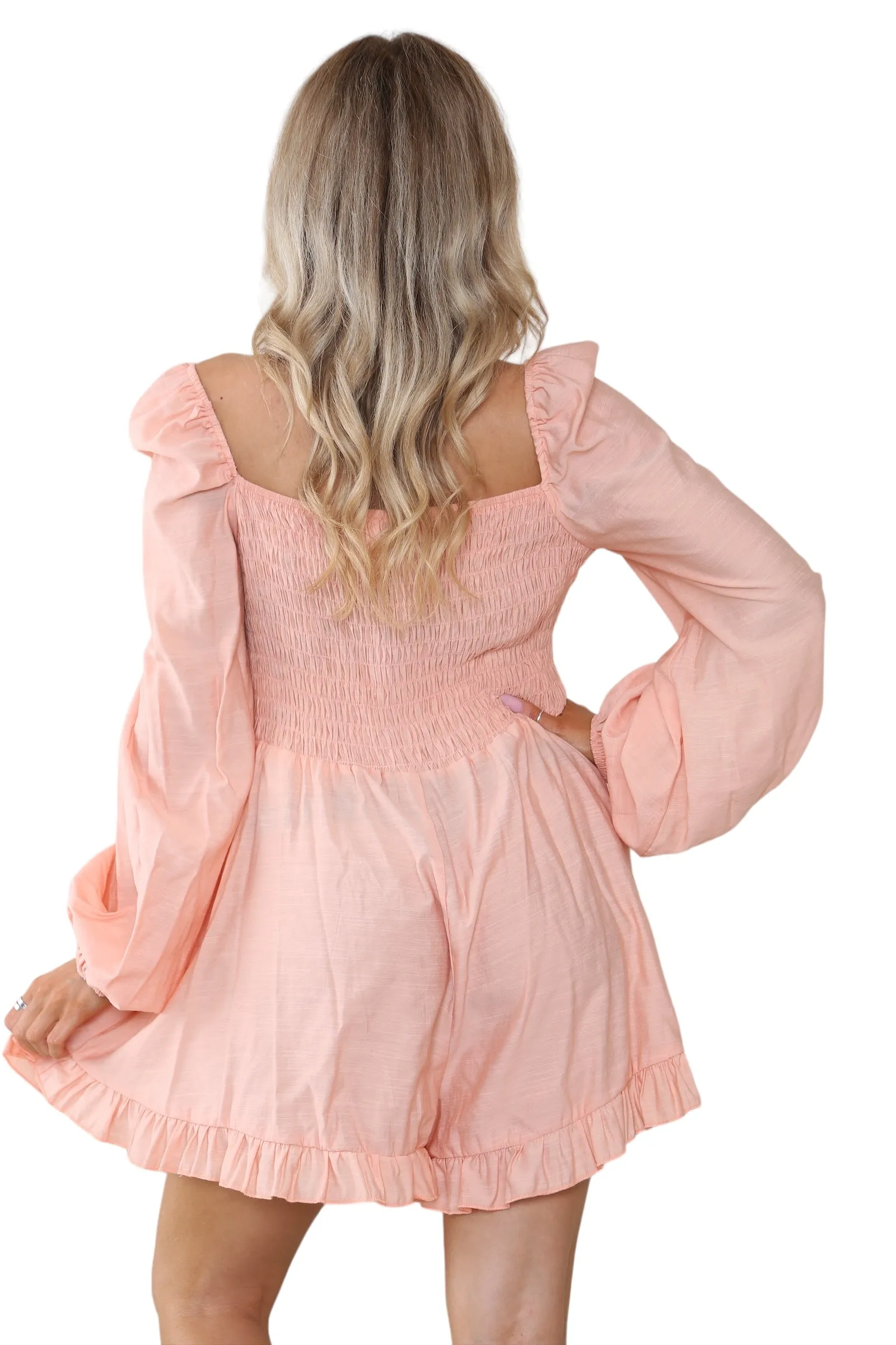 Orange Square Neck Mini Swing Jumpsuit Playsuit 3 Orange Square Neck Mini Swing Jumpsuit Playsuit