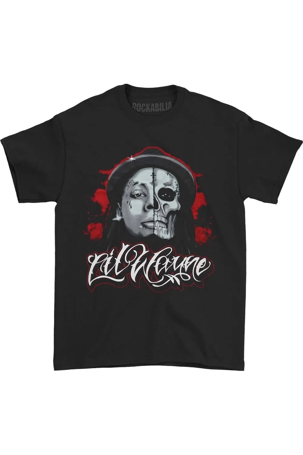 Skull Sketch Cotton T-Shirt 1 Skull Sketch Cotton T-Shirt