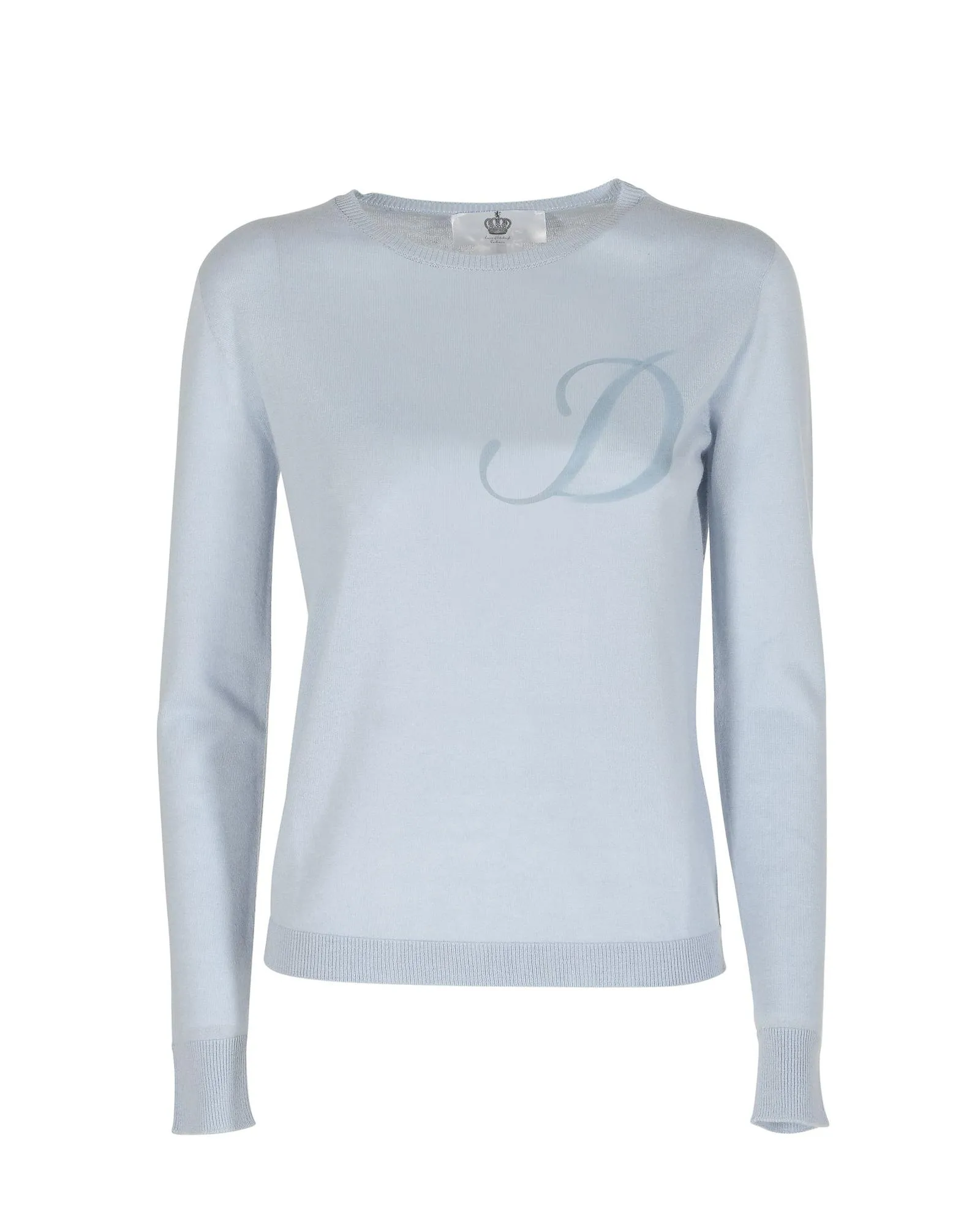 Cashmere Jumper Crew Neck Light Blue- Sky Blue Sweaters 1 Cashmere Jumper Crew Neck Light Blue- Sky Blue Sweaters