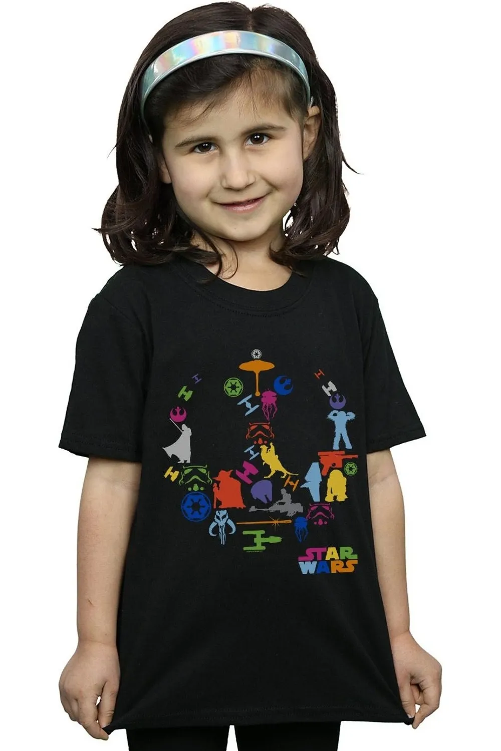 Silhouette Collage Cotton T-Shirt 1 Silhouette Collage Cotton T-Shirt