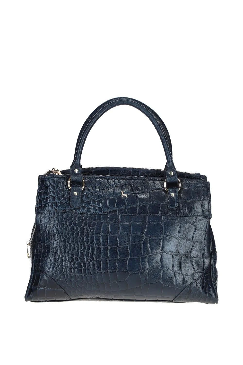 'Borsa Verniciata' Three Section Shoulder Bag