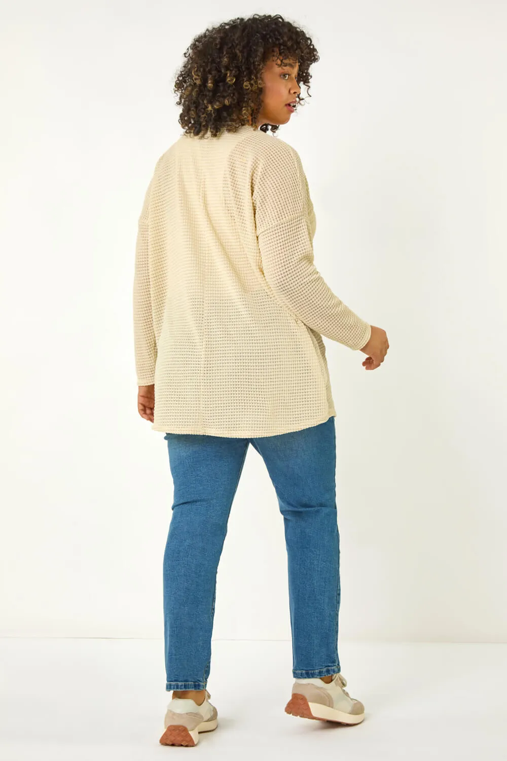 Curve Textured Knit V-Neck Tunic 3 Curve Textured Knit V-Neck Tunic