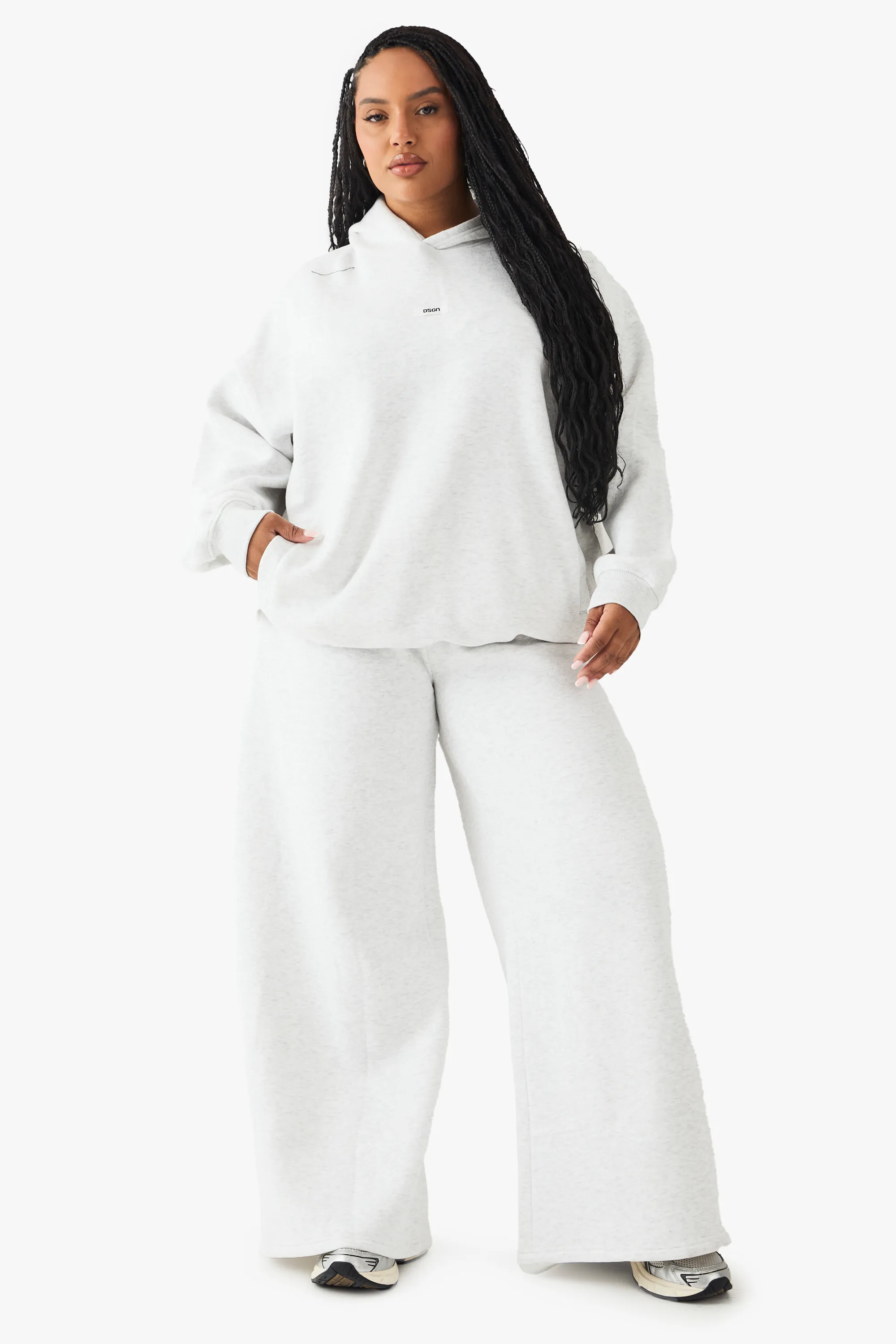 Plus DSGN Studio Tie Waist Wide Leg Jogger 1 Plus DSGN Studio Tie Waist Wide Leg Jogger