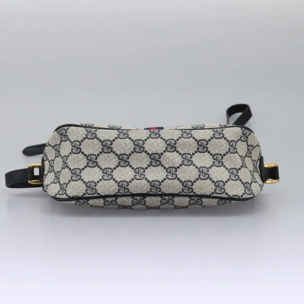 Preloved Vintage GG Canvas Crossbody Bag- Navy Shoulder Bags 6 Preloved Vintage GG Canvas Crossbody Bag- Navy Shoulder Bags