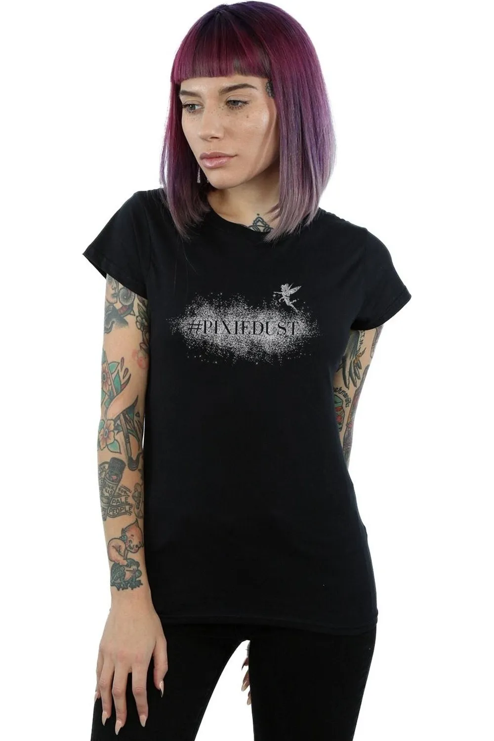 Tinker Bell Pixie Dust Cotton T-Shirt 1 Tinker Bell Pixie Dust Cotton T-Shirt