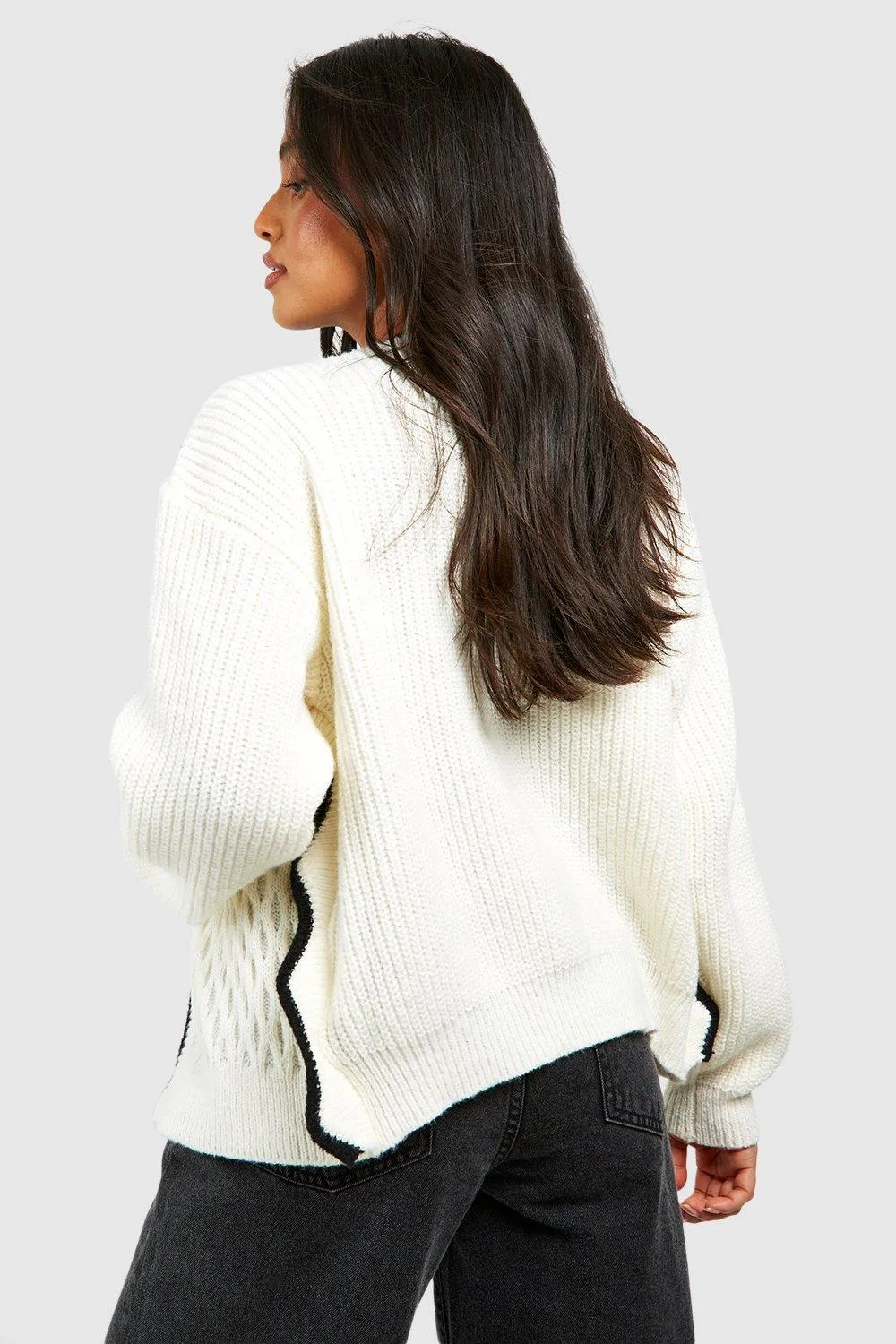 Petite Scallop Edge Detail Cardigan 2 Petite Scallop Edge Detail Cardigan