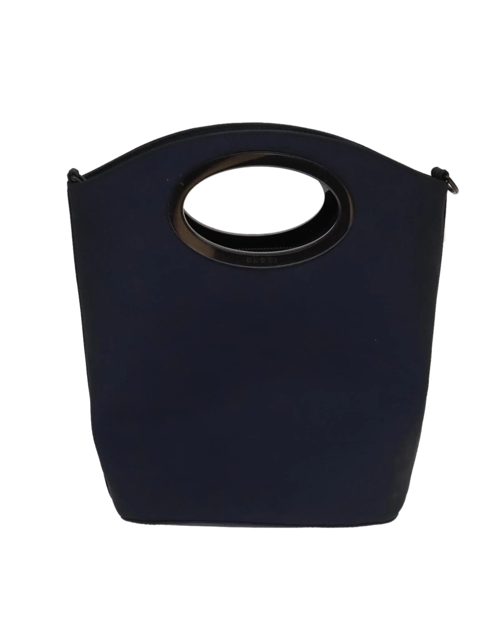 Preloved Neoprene Cutout Tote- Blue Handbags 2 Preloved Neoprene Cutout Tote- Blue Handbags