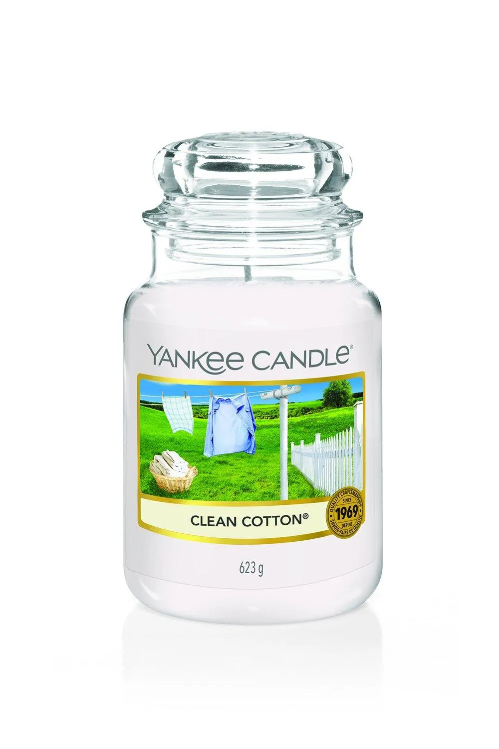 Clean Cotton Large Candle Jar