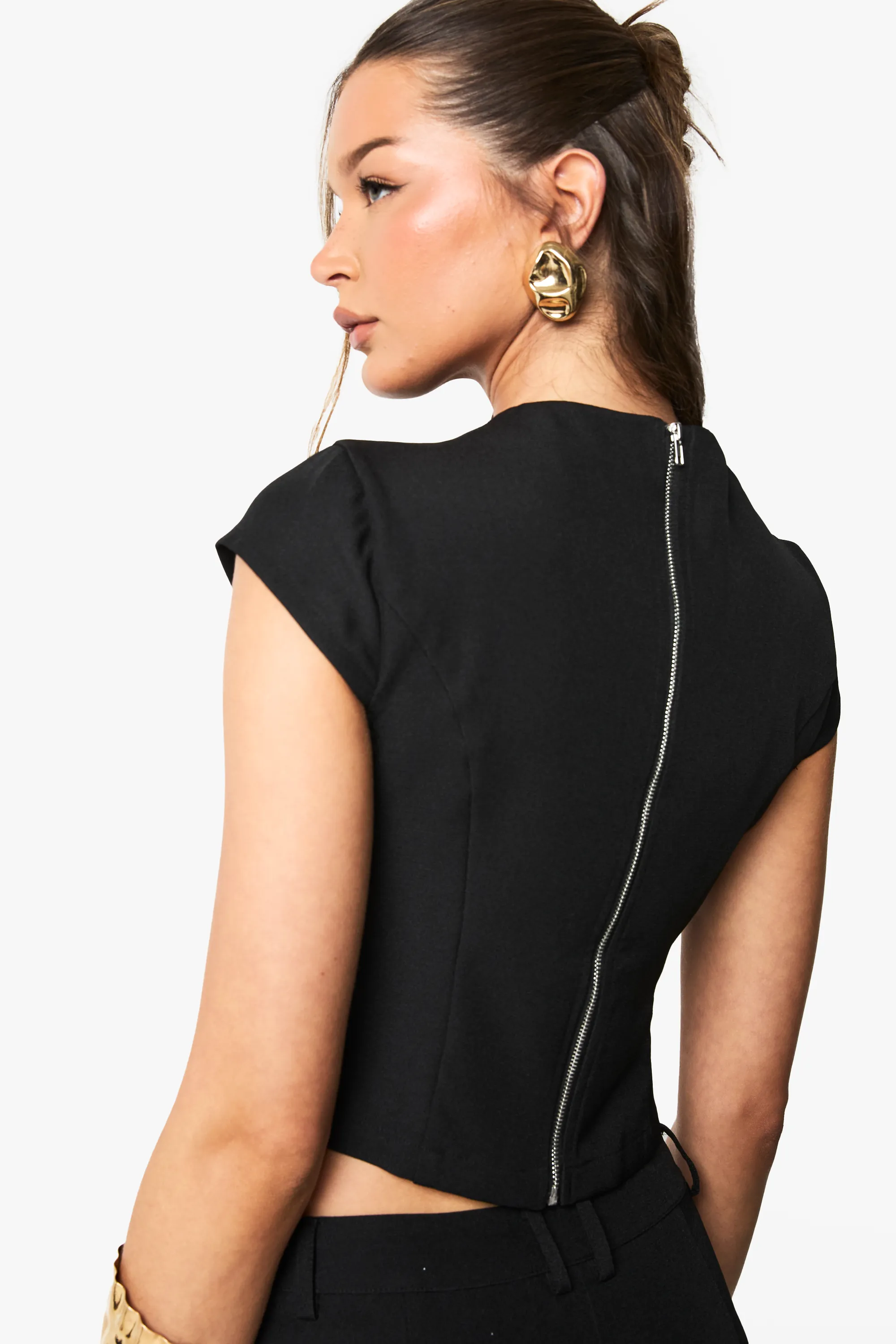 High Neck Tailored Top 2 High Neck Tailored Top