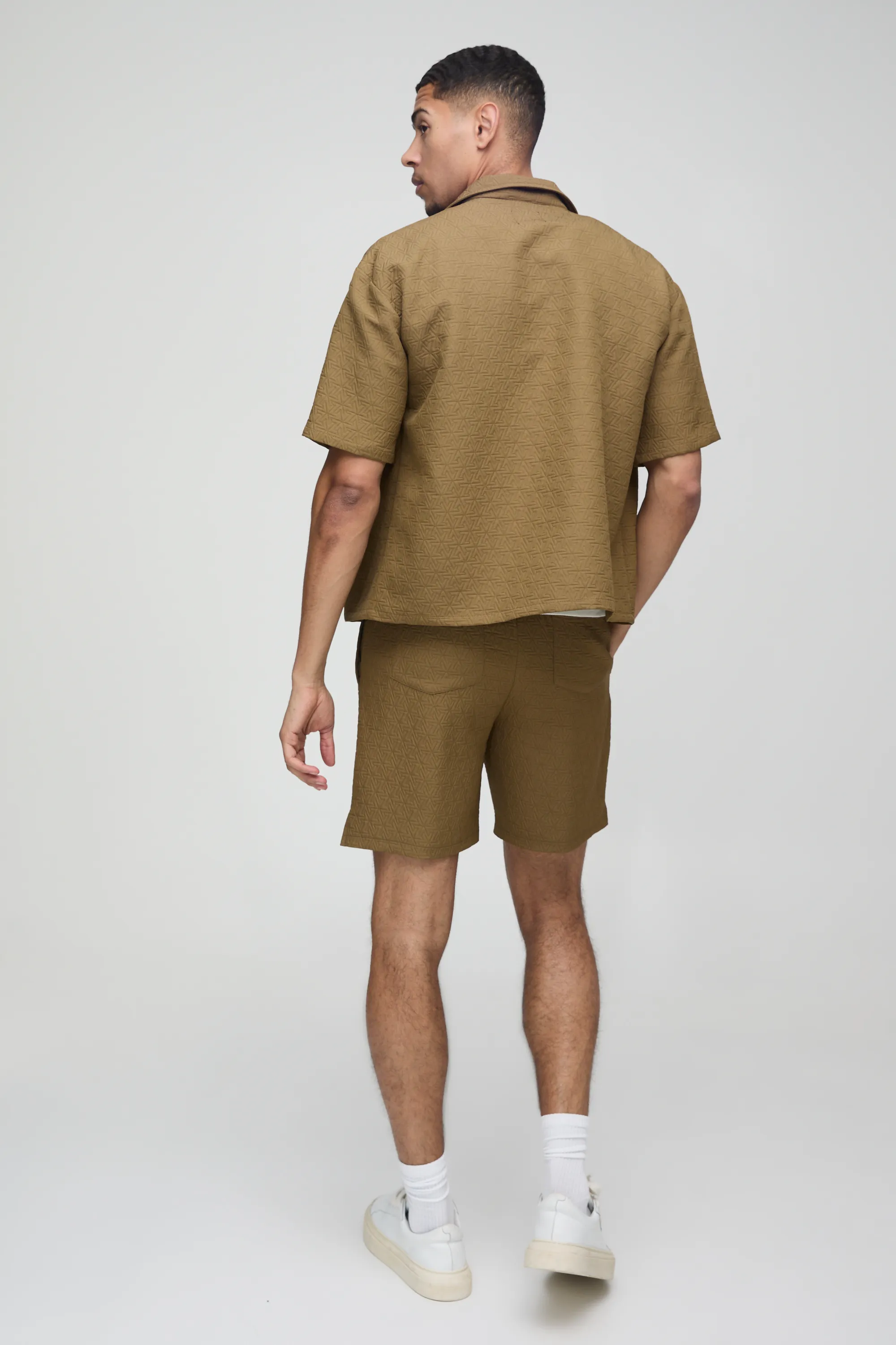 Oversized Boxy Abstract Padded Revere Shirt 2 Oversized Boxy Abstract Padded Revere Shirt