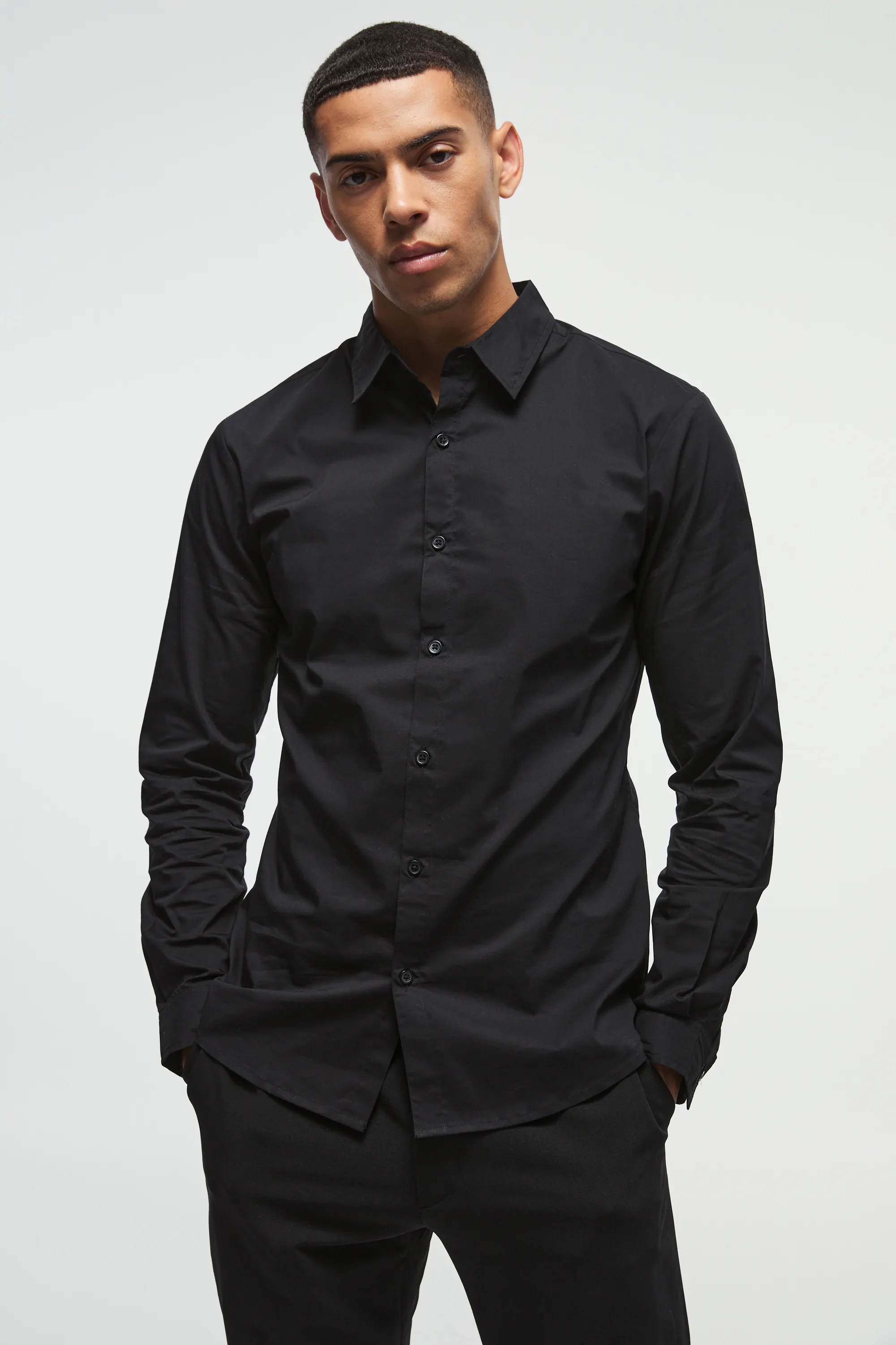 Long Sleeve Slim Shirt