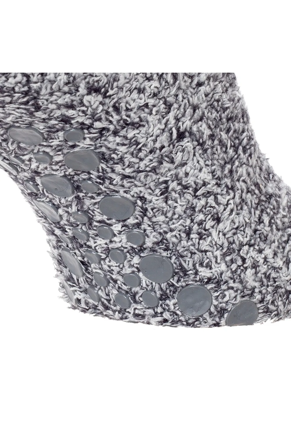 Warm Slipper Socks With Rubber Non Slip Grip 4 Warm Slipper Socks With Rubber Non Slip Grip