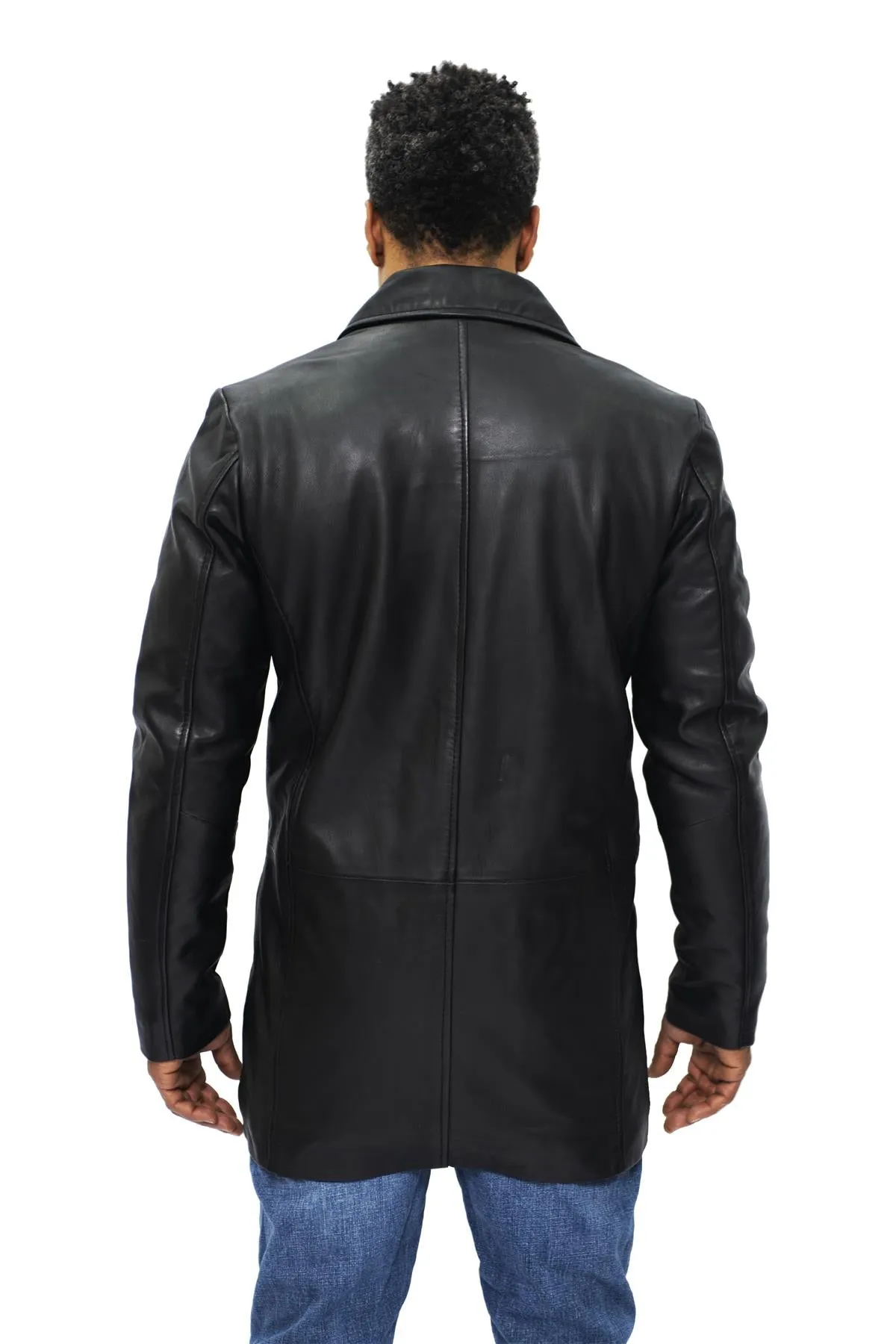 3/4 Leather Coat-Rosario 5 3/4 Leather Coat-Rosario