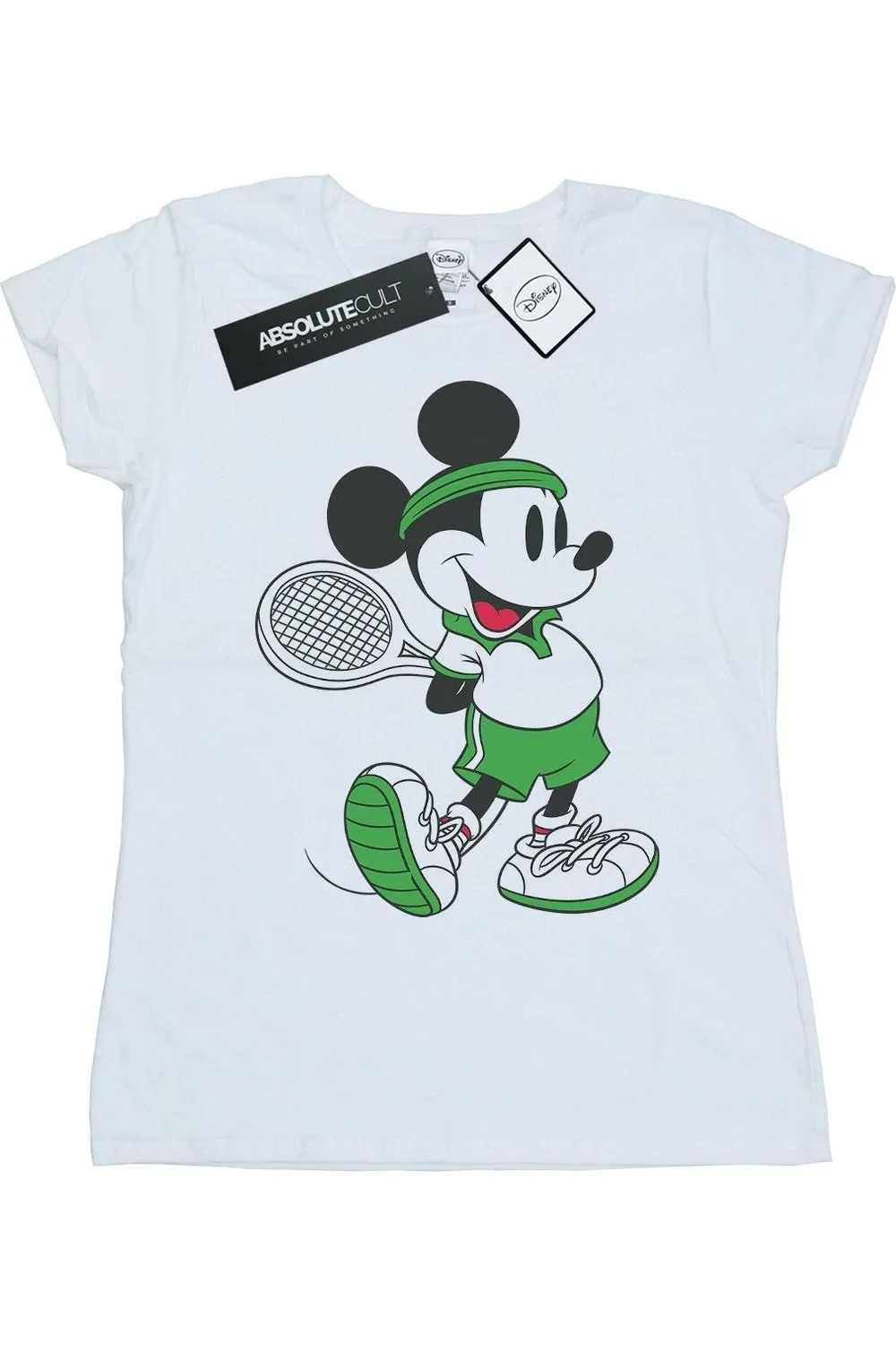Mickey Mouse Tennis Cotton T-Shirt 2 Mickey Mouse Tennis Cotton T-Shirt