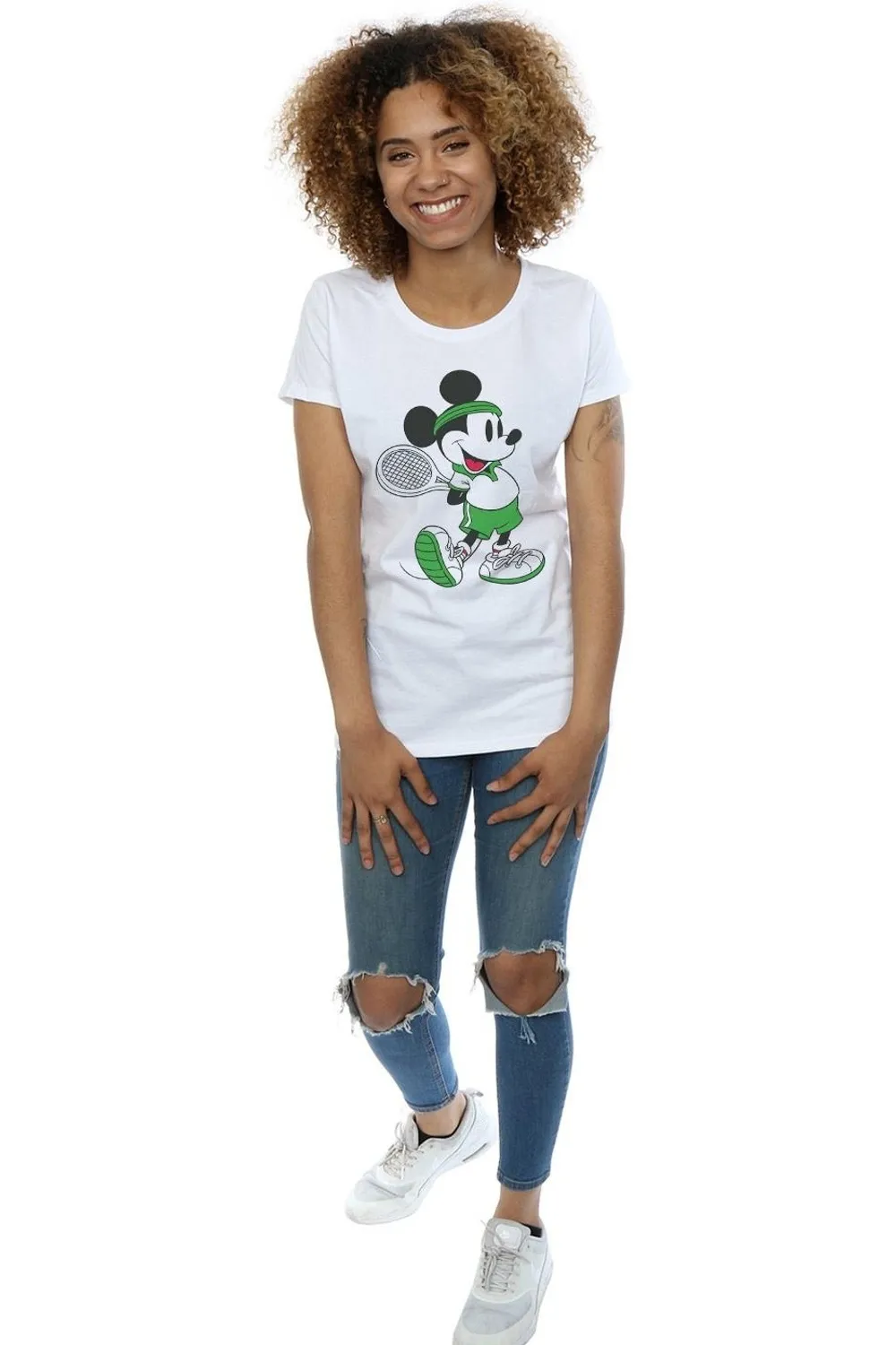 Mickey Mouse Tennis Cotton T-Shirt 4 Mickey Mouse Tennis Cotton T-Shirt