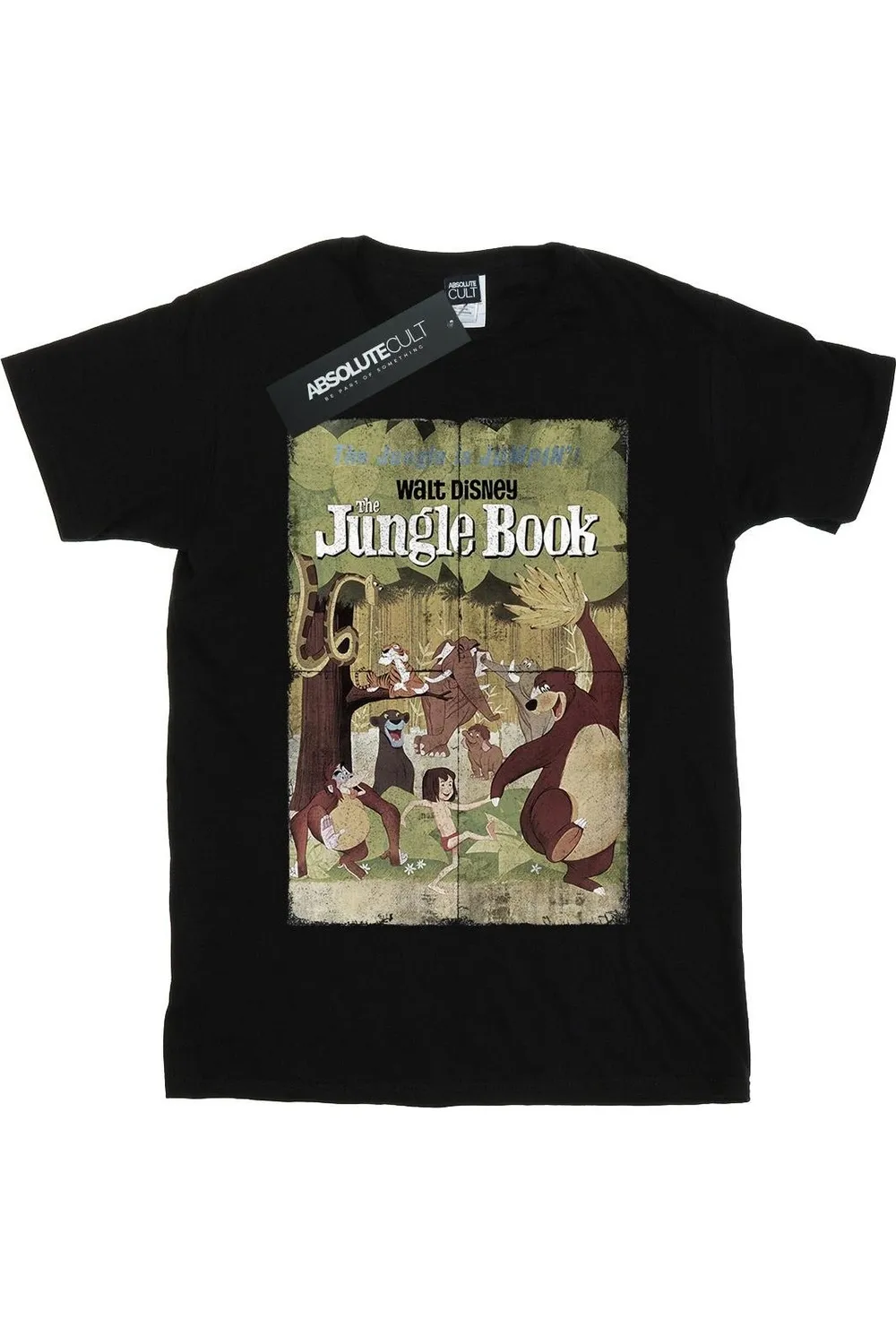 The Jungle Book Retro Poster T-Shirt 2 The Jungle Book Retro Poster T-Shirt