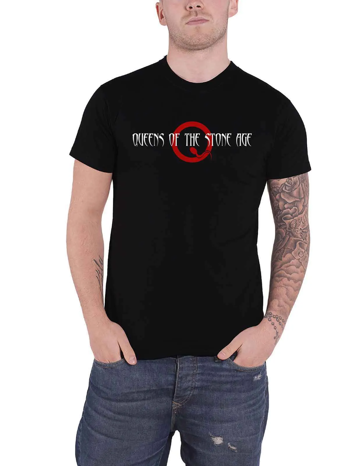 Text Band Logo T Shirt
