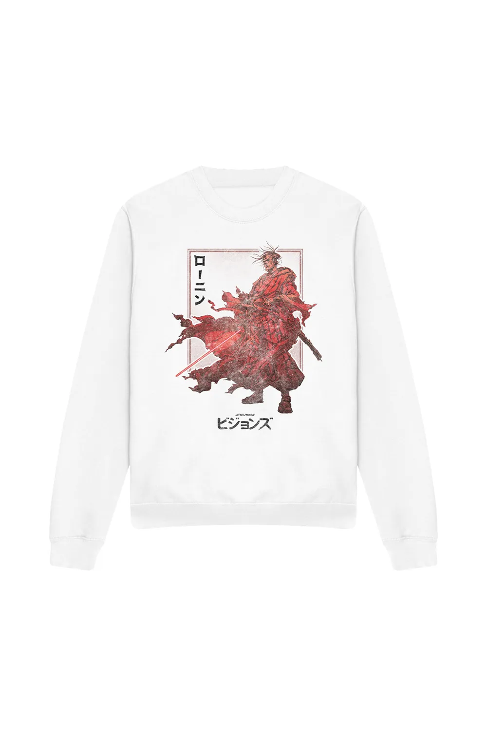 Star Wars Visions RoninSweatshirt White 4 Star Wars Visions RoninSweatshirt White