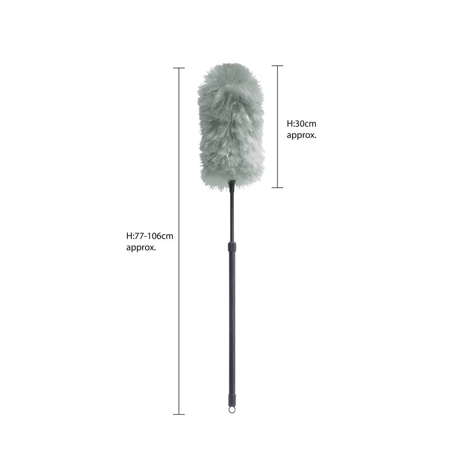 Synthetic Static Duster with Extendable Pole 6 Synthetic Static Duster with Extendable Pole