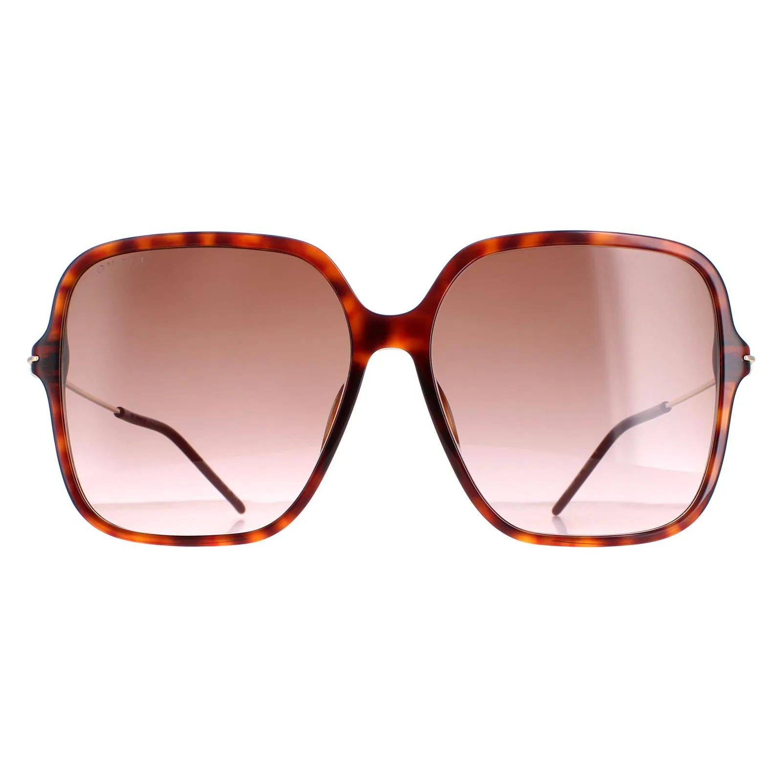 Square Dark Havana Brown Gradient GG1267S 1 Square Dark Havana Brown Gradient GG1267S
