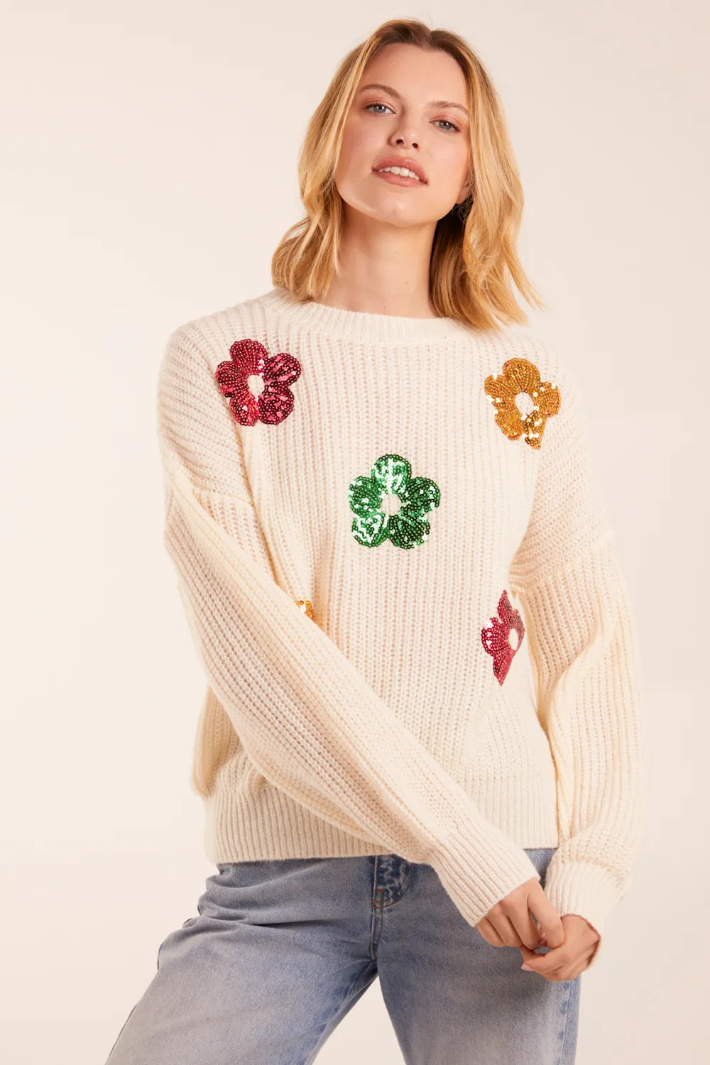 Sequin Flower Jumper 1 Sequin Flower Jumper