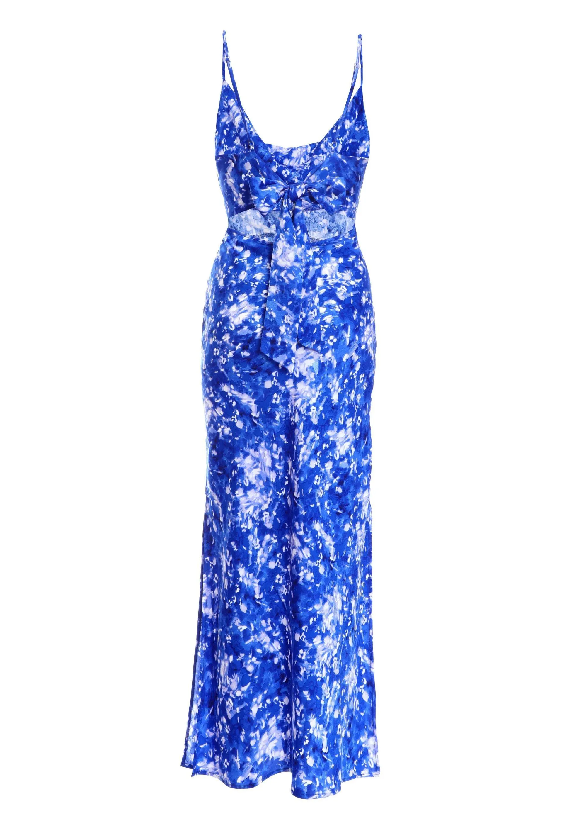 Ditsy Floral Satin Midaxi Dress 5 Ditsy Floral Satin Midaxi Dress