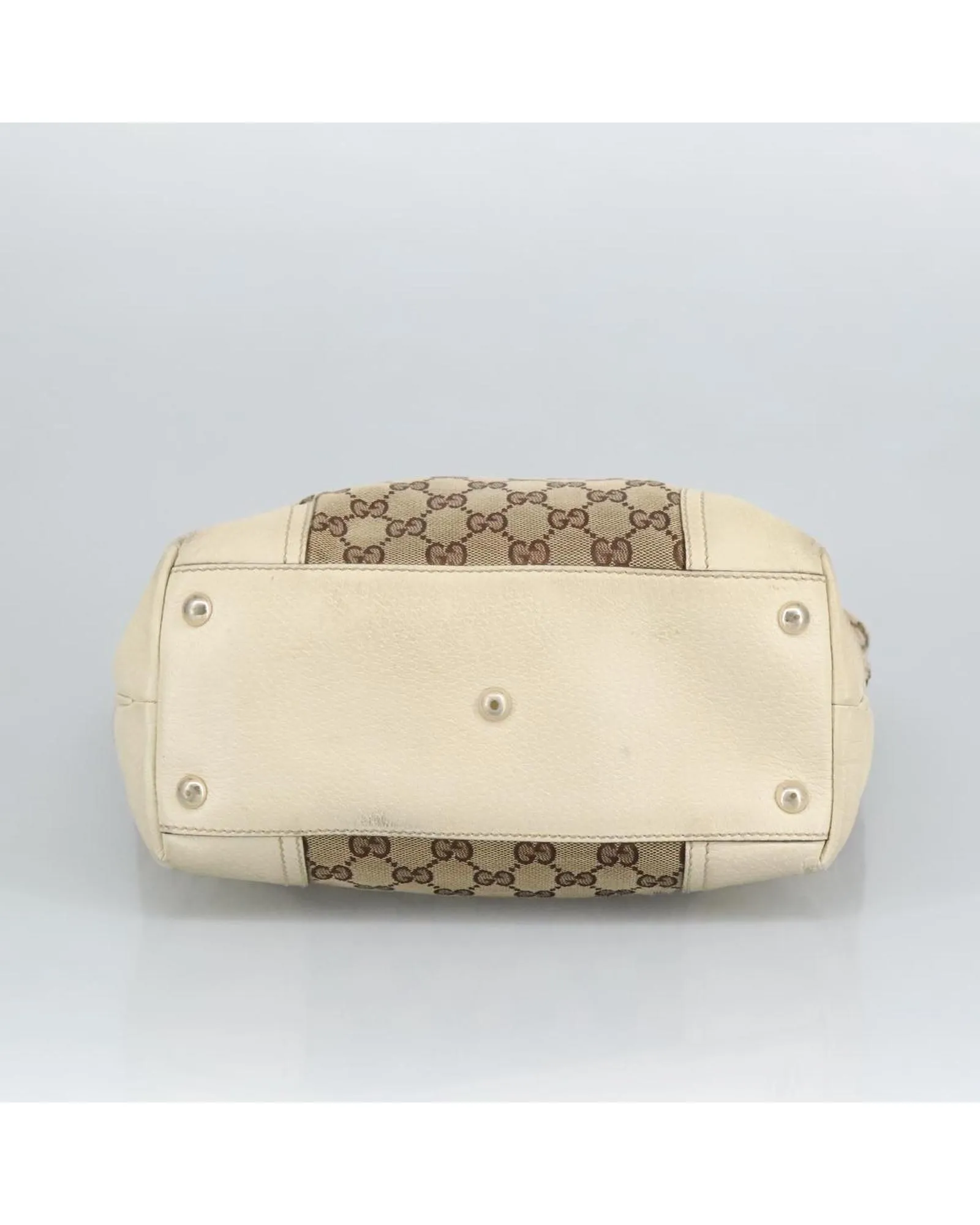 PrelovedGG Monogram Tote Bag- Beige 6 PrelovedGG Monogram Tote Bag- Beige