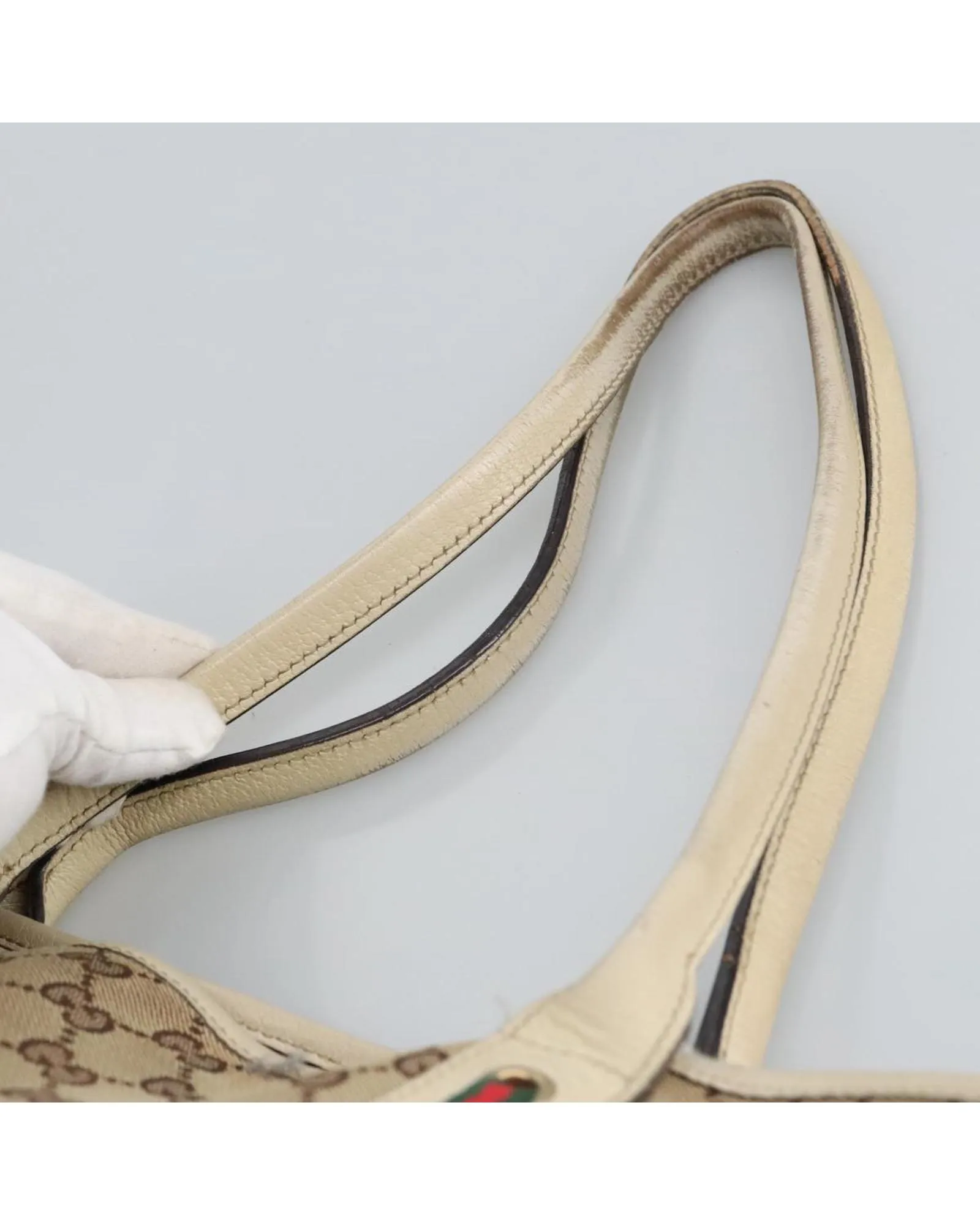 PrelovedGG Monogram Tote Bag- Beige 9 PrelovedGG Monogram Tote Bag- Beige