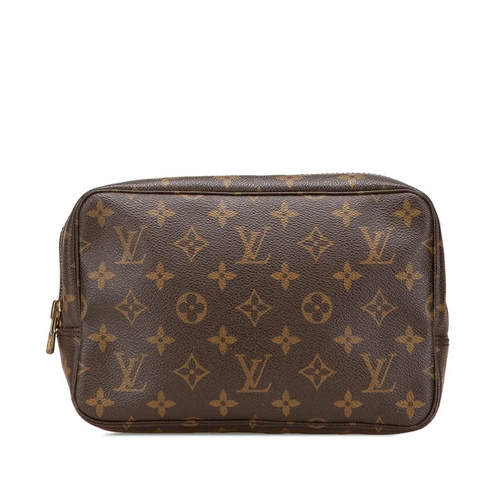 Preloved Toiletry Pouch 26 Monogram Canvas- Brown Clutches 1 Preloved Toiletry Pouch 26 Monogram Canvas- Brown Clutches