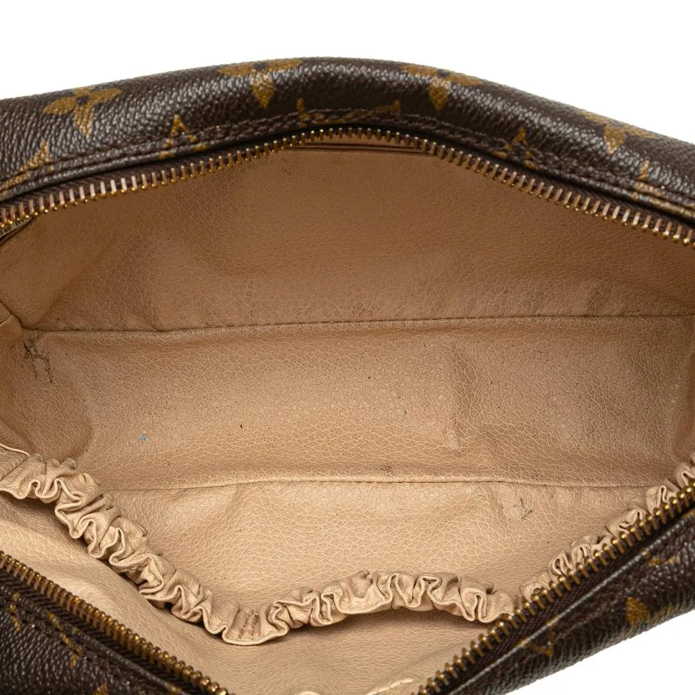 Preloved Toiletry Pouch 26 Monogram Canvas- Brown Clutches 5 Preloved Toiletry Pouch 26 Monogram Canvas- Brown Clutches