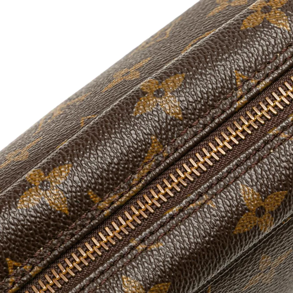Preloved Toiletry Pouch 26 Monogram Canvas- Brown Clutches 9 Preloved Toiletry Pouch 26 Monogram Canvas- Brown Clutches