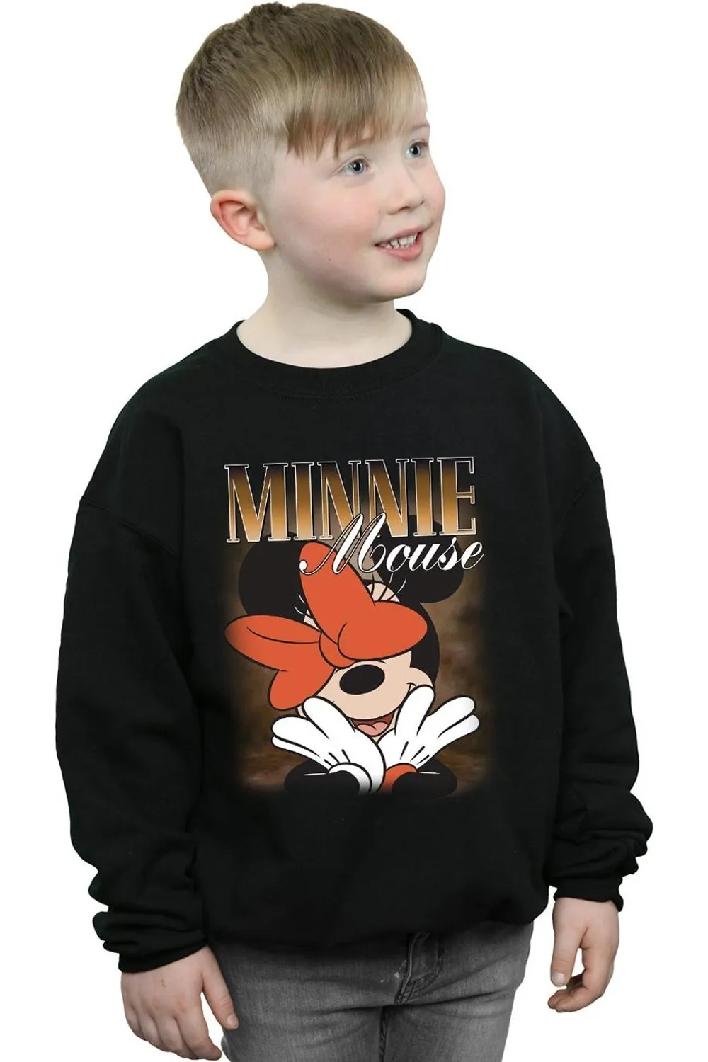Minnie Mouse Bow Montage Sweatshirt 1 Minnie Mouse Bow Montage Sweatshirt