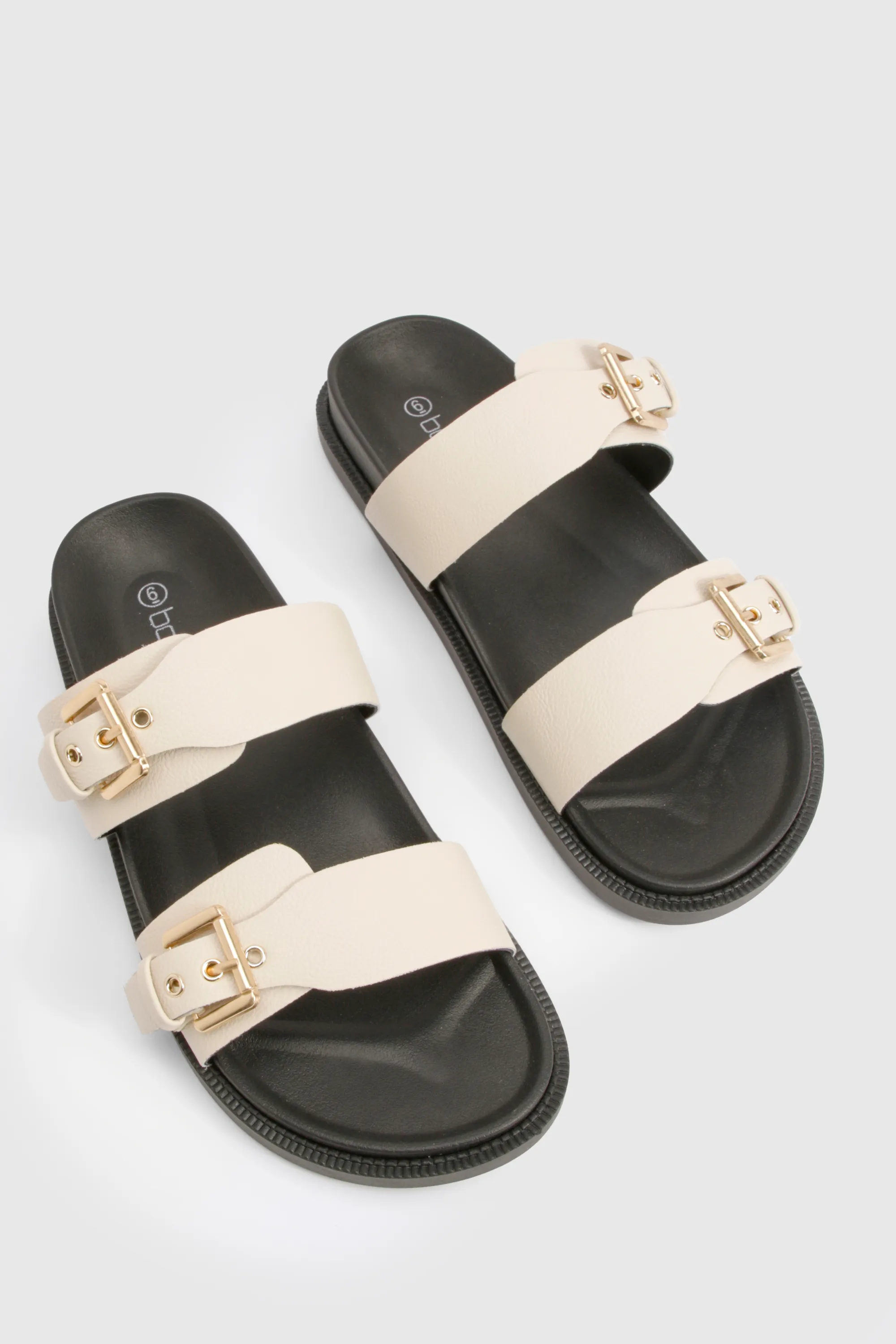 Double Buckle Strap Detail Sliders 6 Double Buckle Strap Detail Sliders