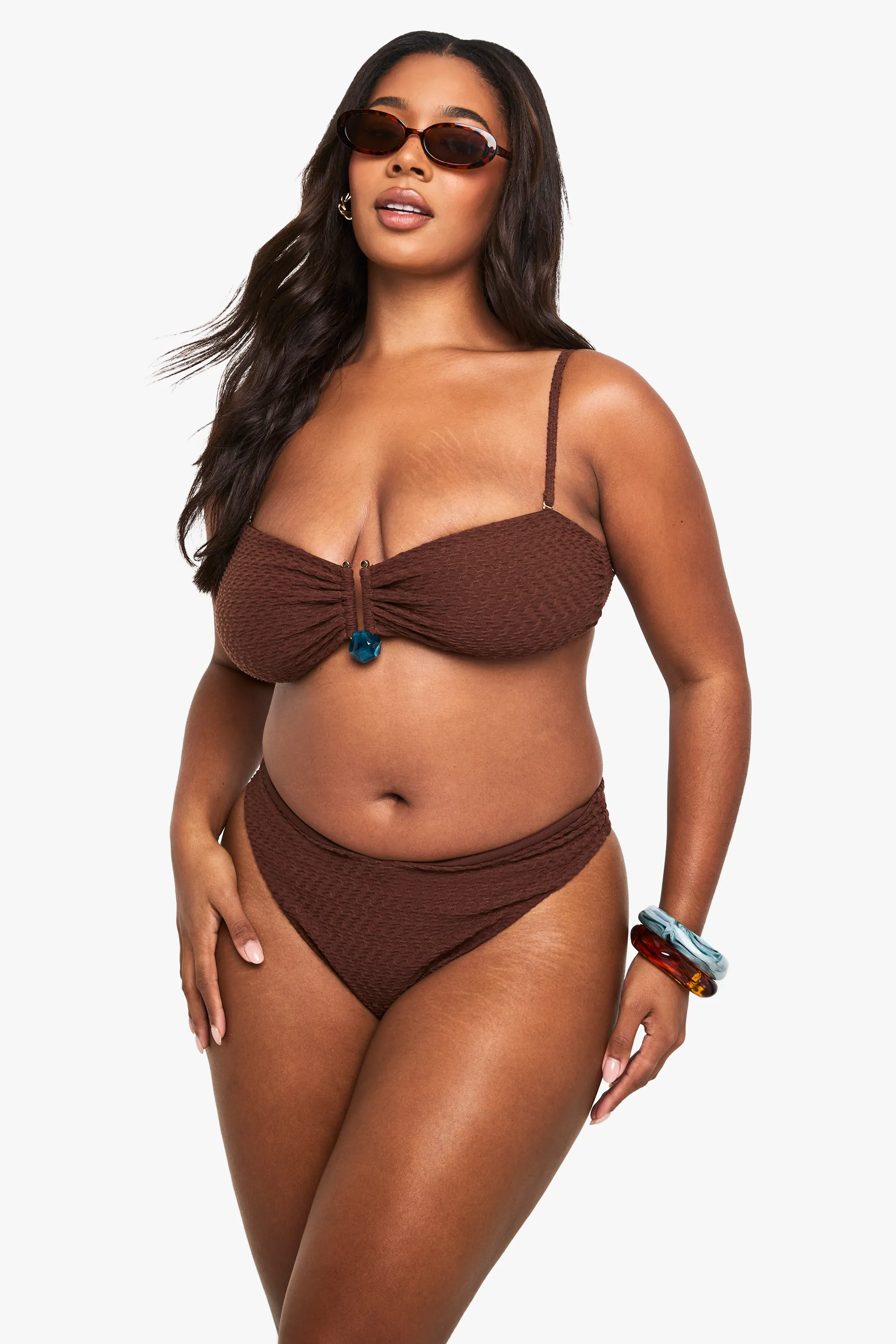 Plus Crinkle High Waist Brief 1 Plus Crinkle High Waist Brief