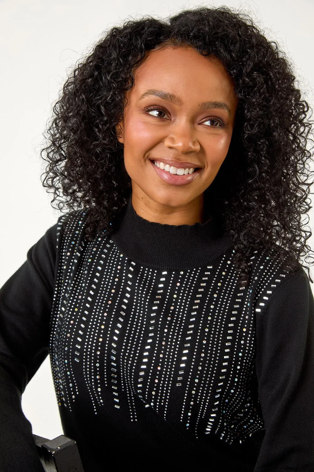 Petite Hotfix Knitted Jumper 2 Petite Hotfix Knitted Jumper