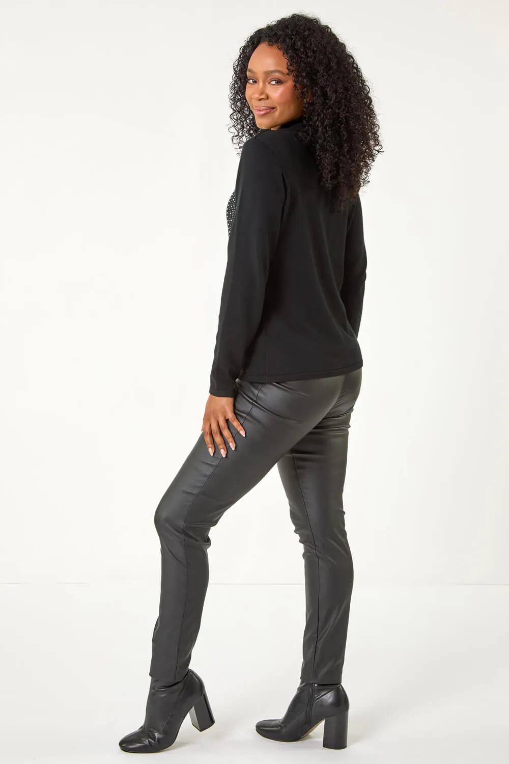 Petite Hotfix Knitted Jumper 4 Petite Hotfix Knitted Jumper