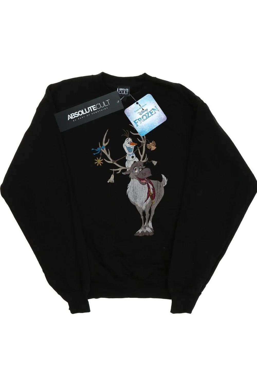 Frozen Sven And Olaf Christmas Ornaments Sweatshirt 2 Frozen Sven And Olaf Christmas Ornaments Sweatshirt