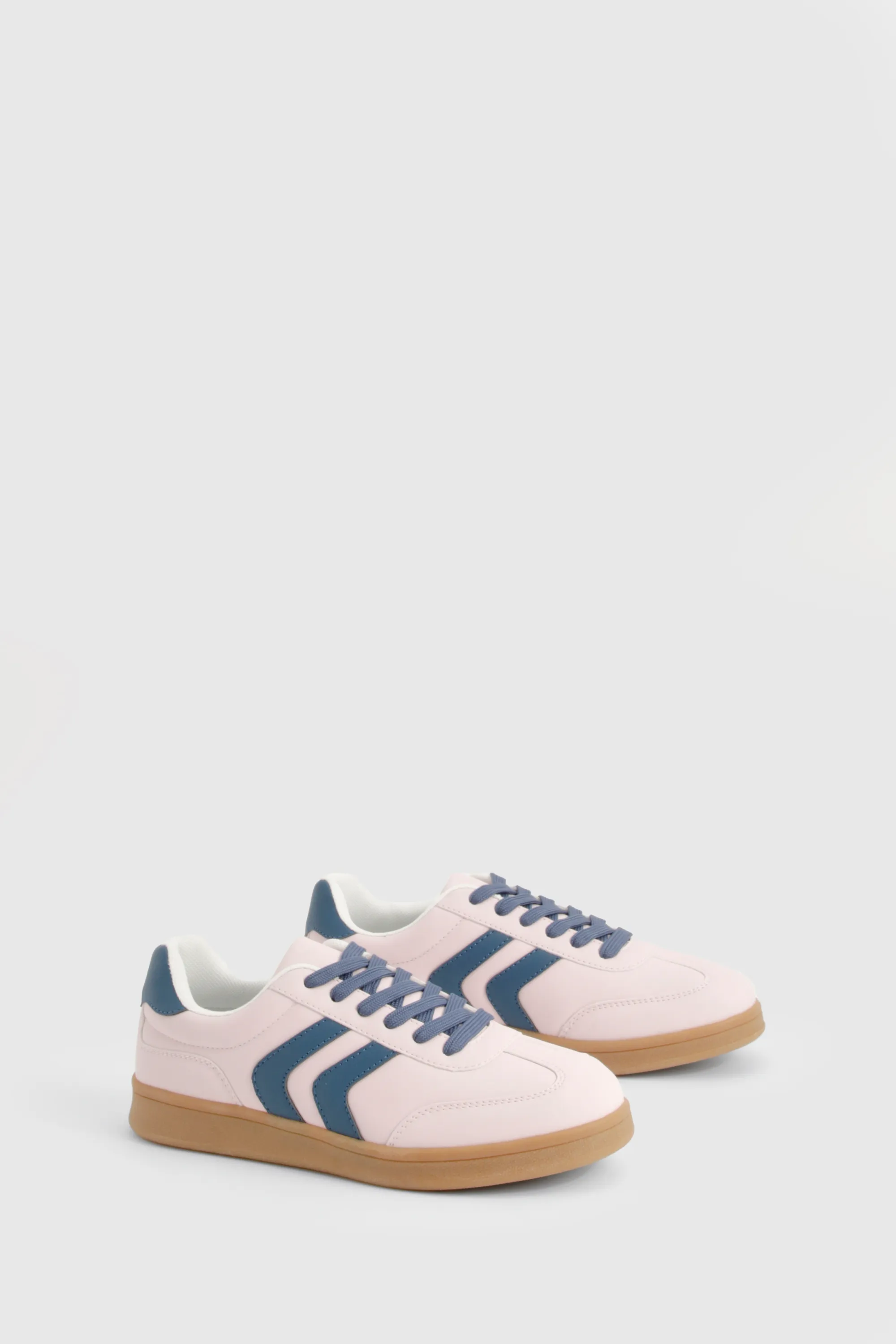 Contrast Stripe Platform Trainers 2 Contrast Stripe Platform Trainers