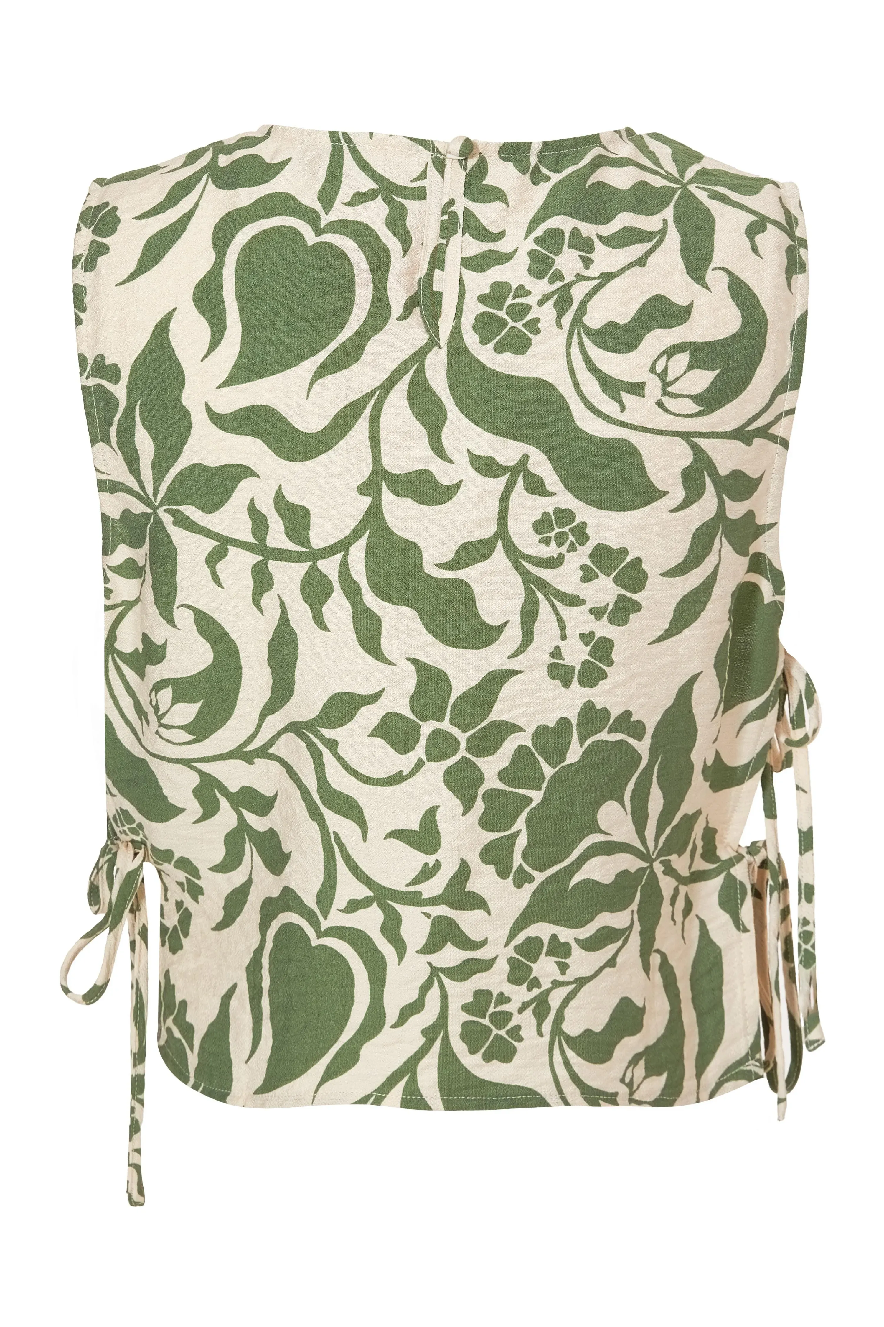 Multi Tropical Print Crop Top 5 Multi Tropical Print Crop Top