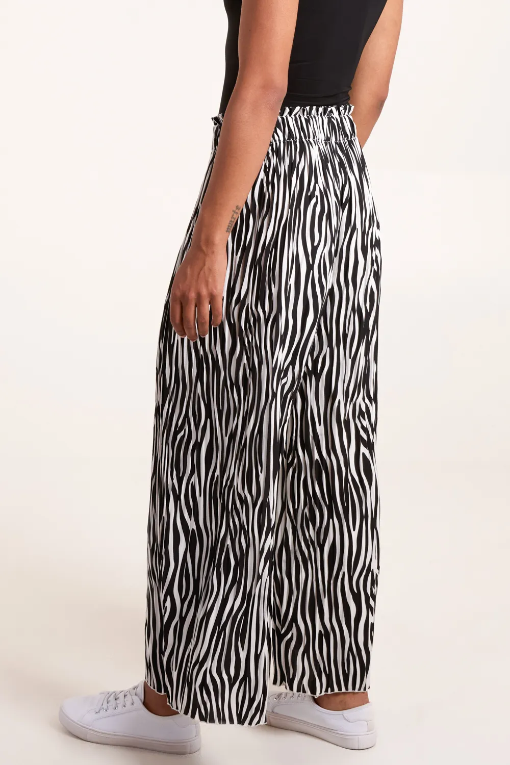 Abstract Zebra Pleated Trousers 3 Abstract Zebra Pleated Trousers