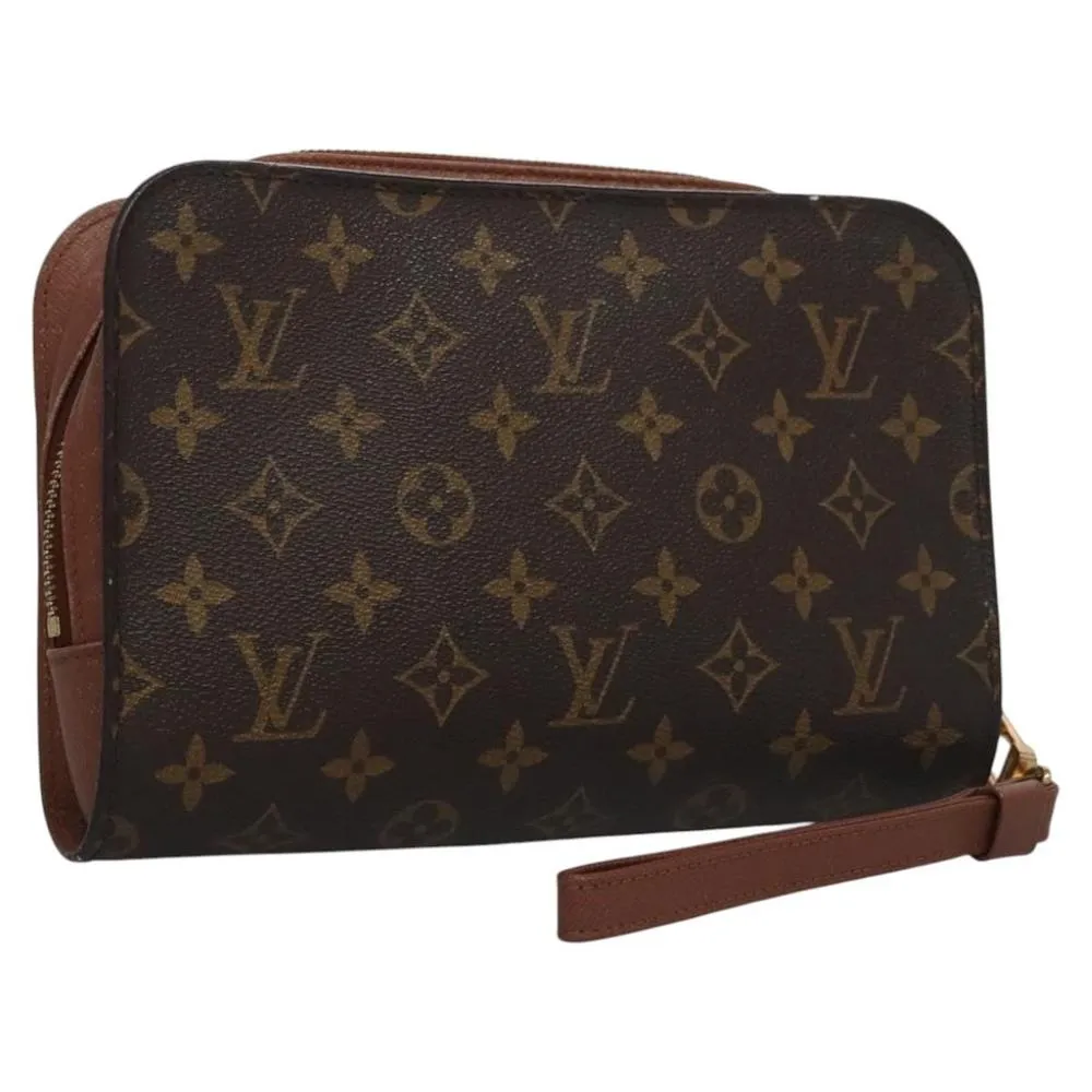 Preloved Toilet Pouch Monogram PouchClutches